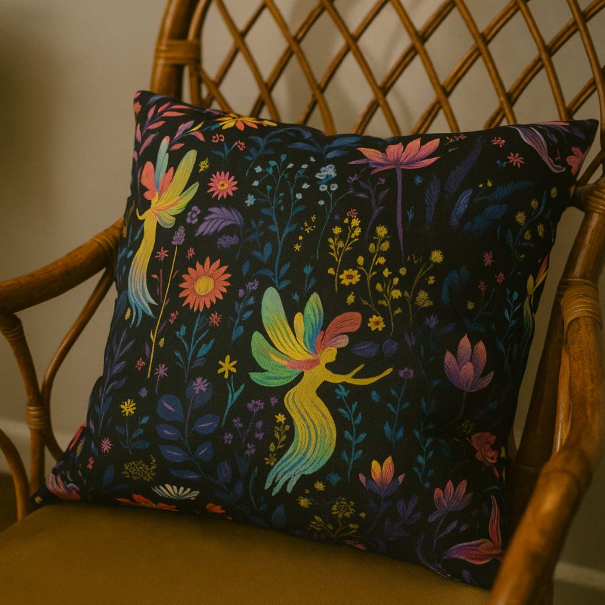 Fairy Pillow – Whimsical Bedroom Decor | Glowing Fairies