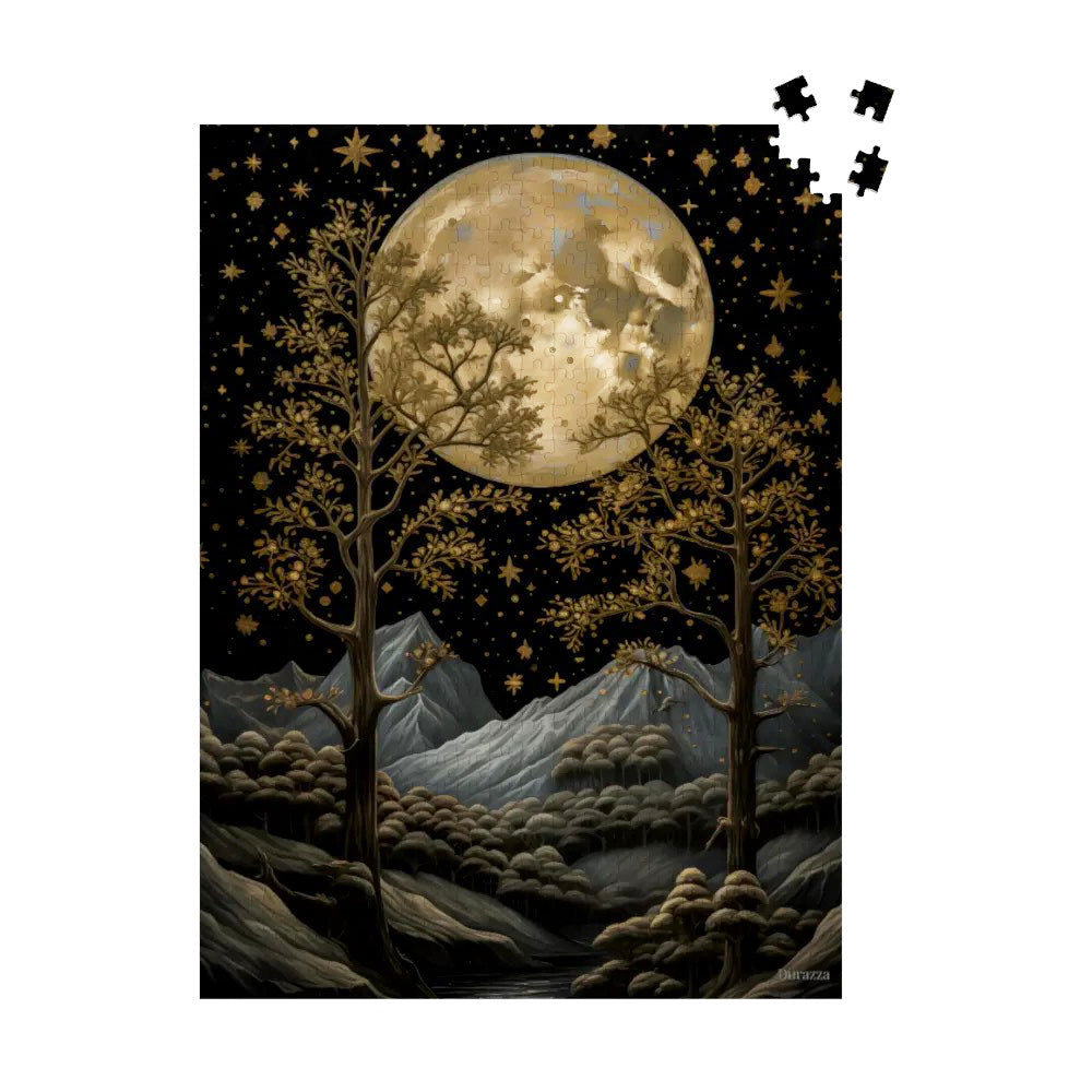 Golden Nightfall Jigsaw Puzzle: 500 or 1000 Pieces