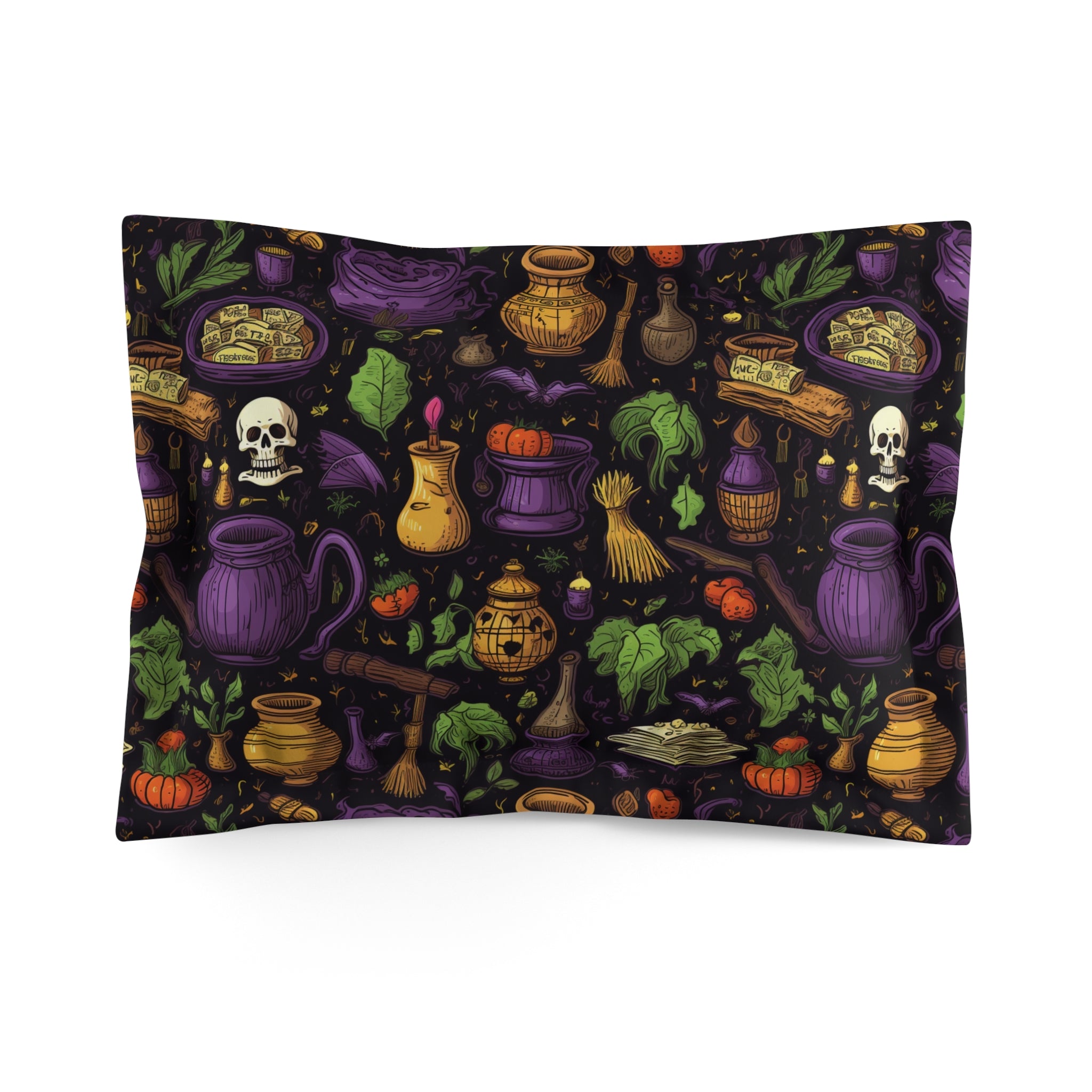 Hallows' Eve Spell Duvet Cover and Pillow Shams, Microfiber