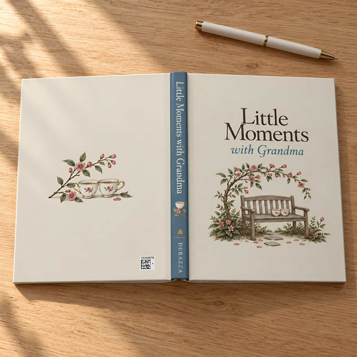 Grandma Floral Hardcover Journal | Little Moments with Grandma
