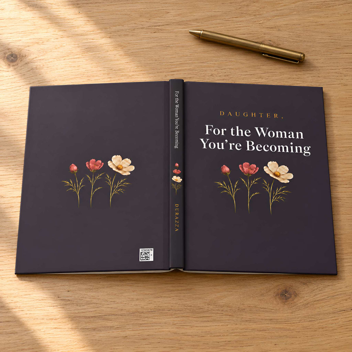 Daughter Floral Hardcover Journal | For the Woman You’re Becoming