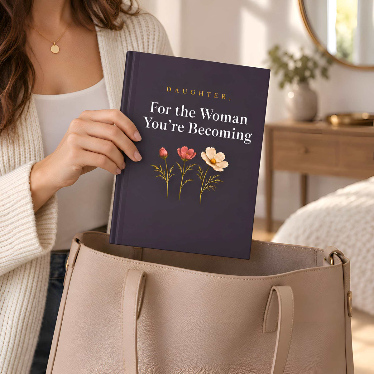 Daughter Floral Hardcover Journal | For the Woman You’re Becoming