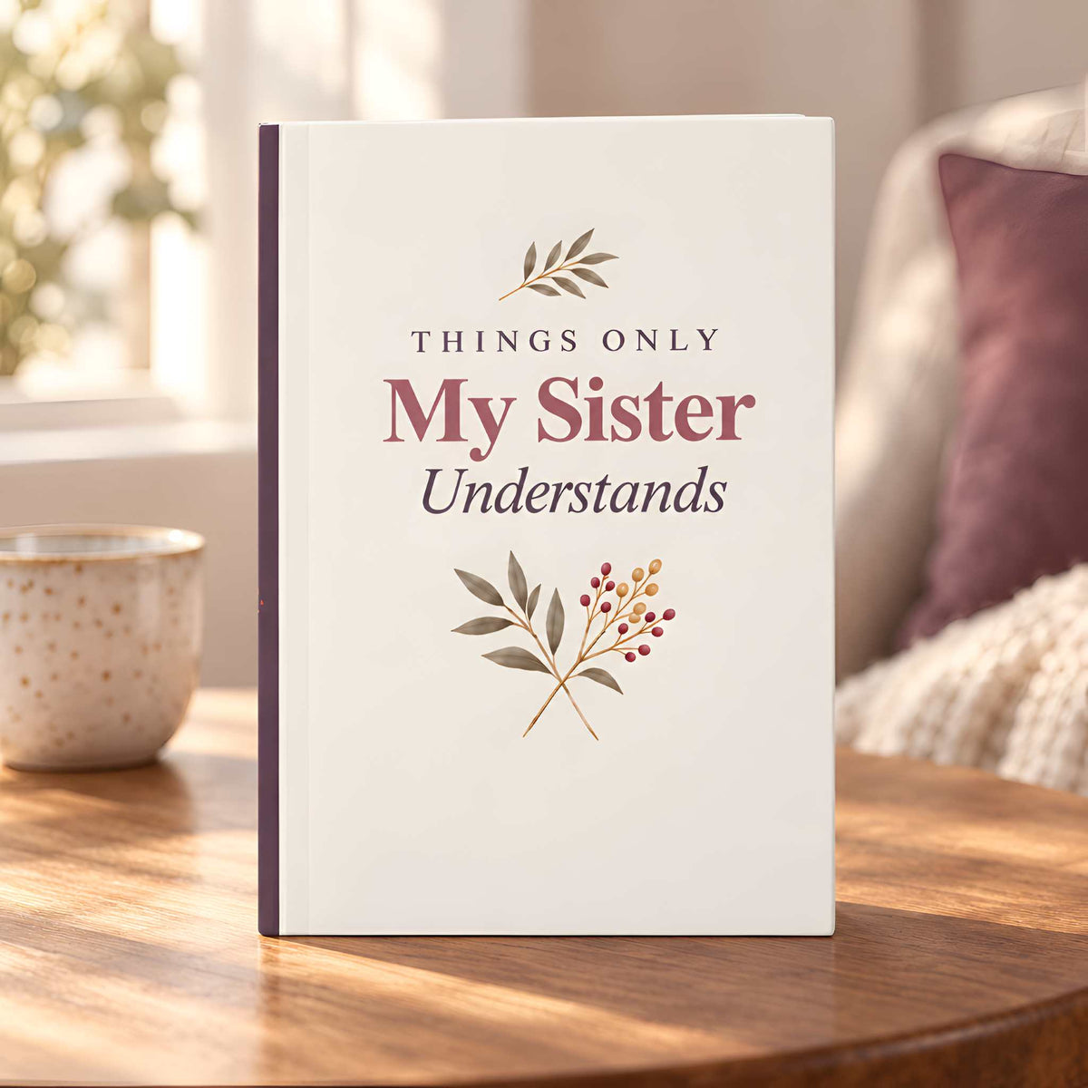 Sister Hardcover Journal | Things Only My Sister Understands