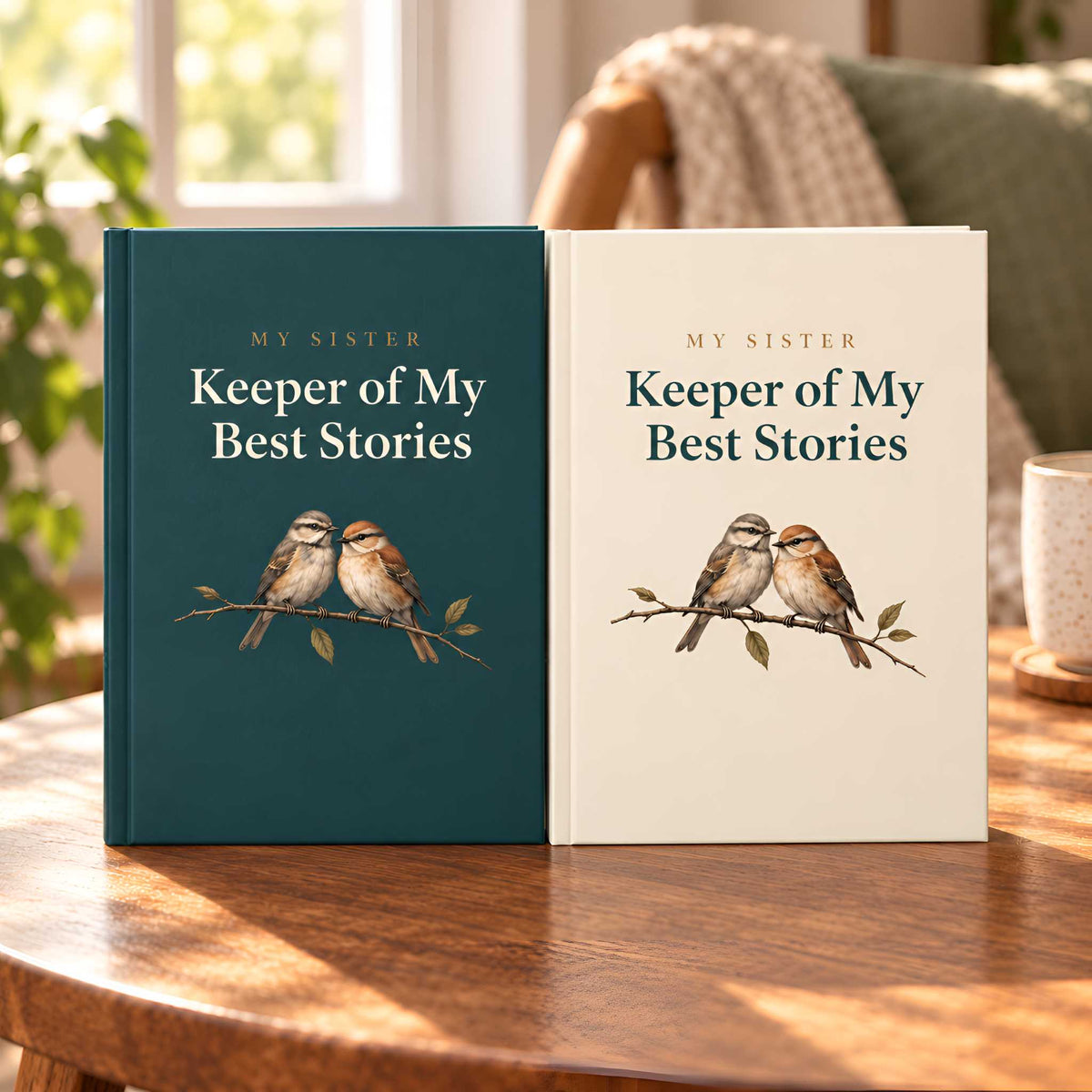 Sister Hardcover Journal Gift | Keeper of My Best Stories