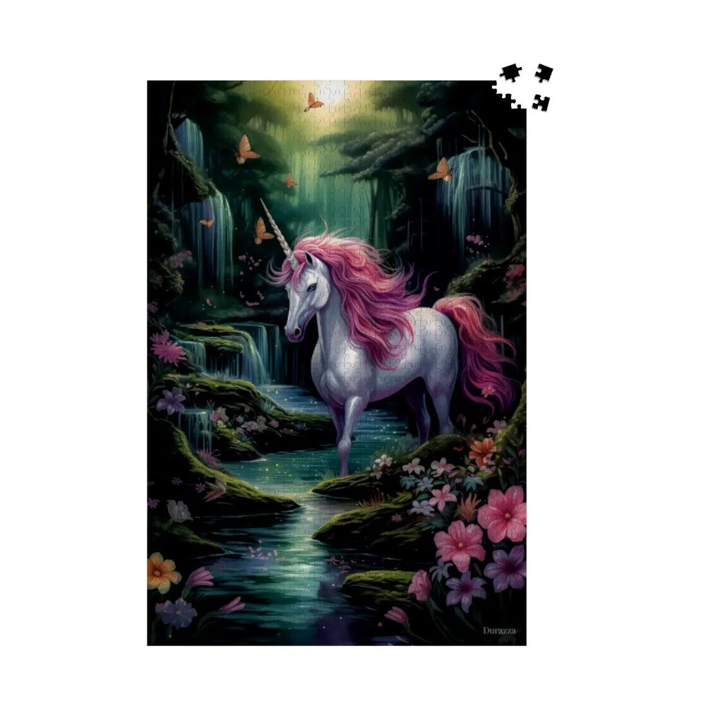 Magical Pink Unicorn Jigsaw Puzzle: 500 or 1000 pieces