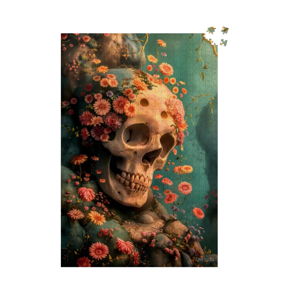 Memento Mori Skull Jigsaw Puzzle: 500 or 1000 Piece