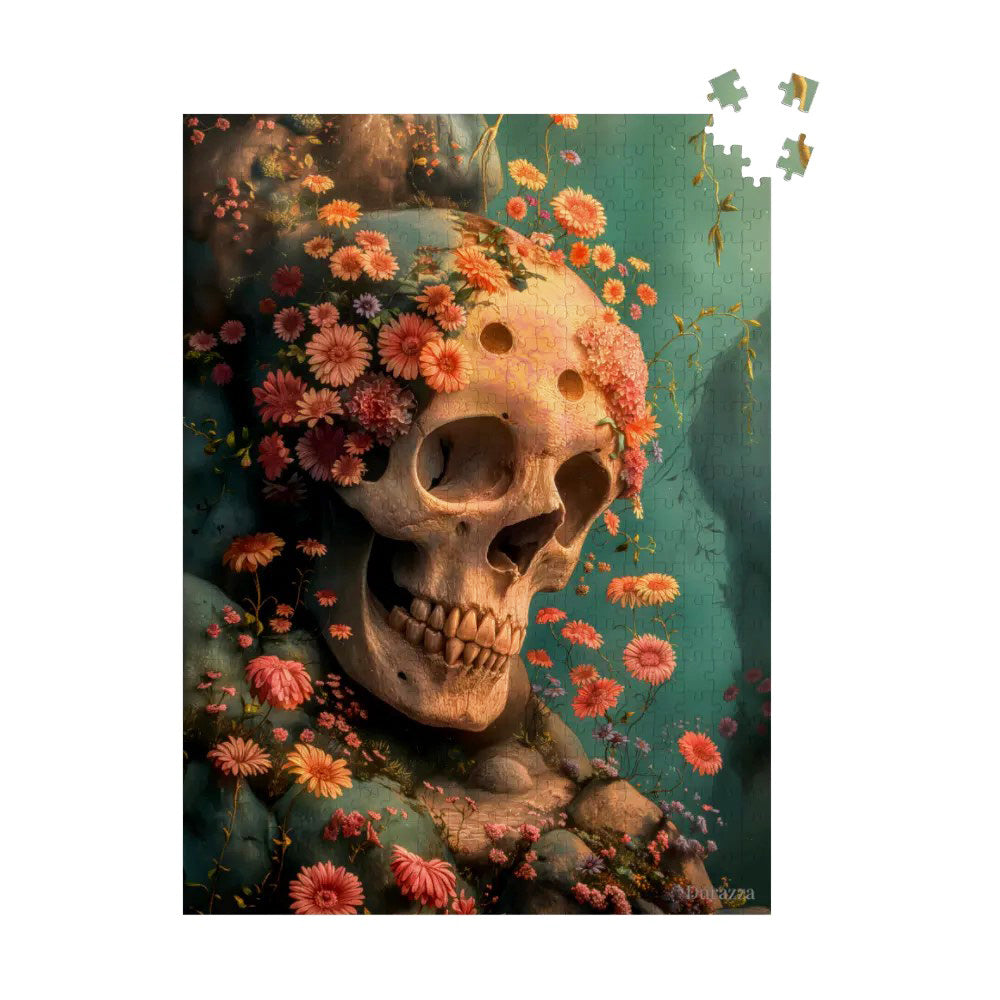 Memento Mori Skull Jigsaw Puzzle: 500 or 1000 Piece