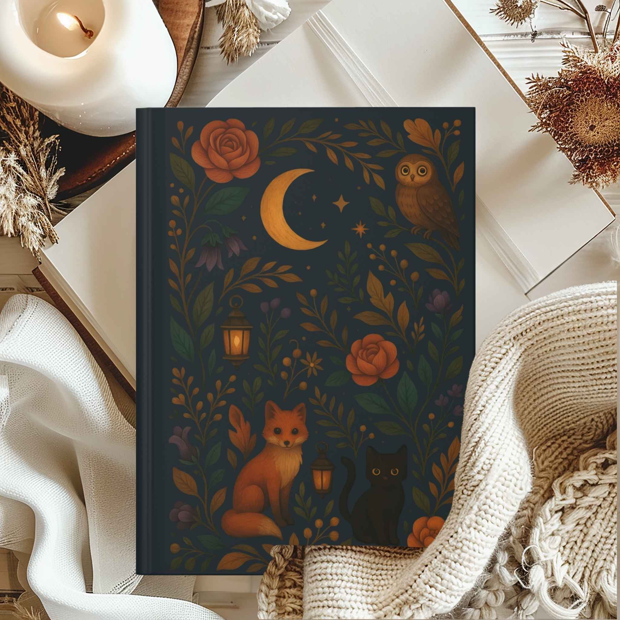Whimsical Journal – Forest Night Animal Design | Moonwatch
