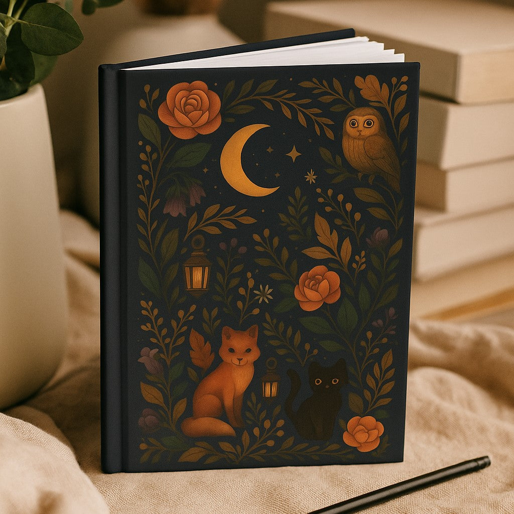 Whimsical Journal – Forest Night Animal Design | Moonwatch