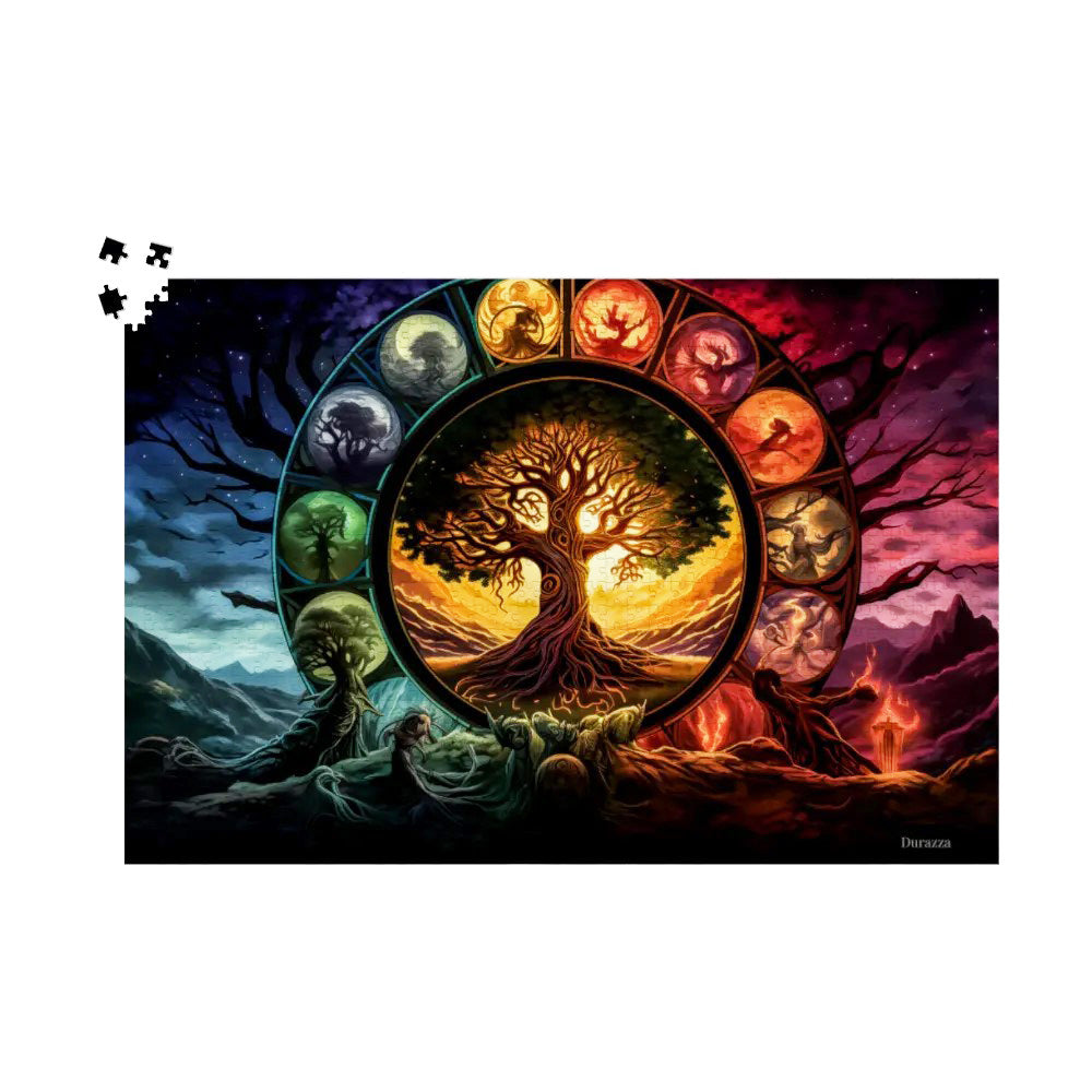 Norse Yggdrasil Jigsaw Puzzle: 500 or 1000 Pieces