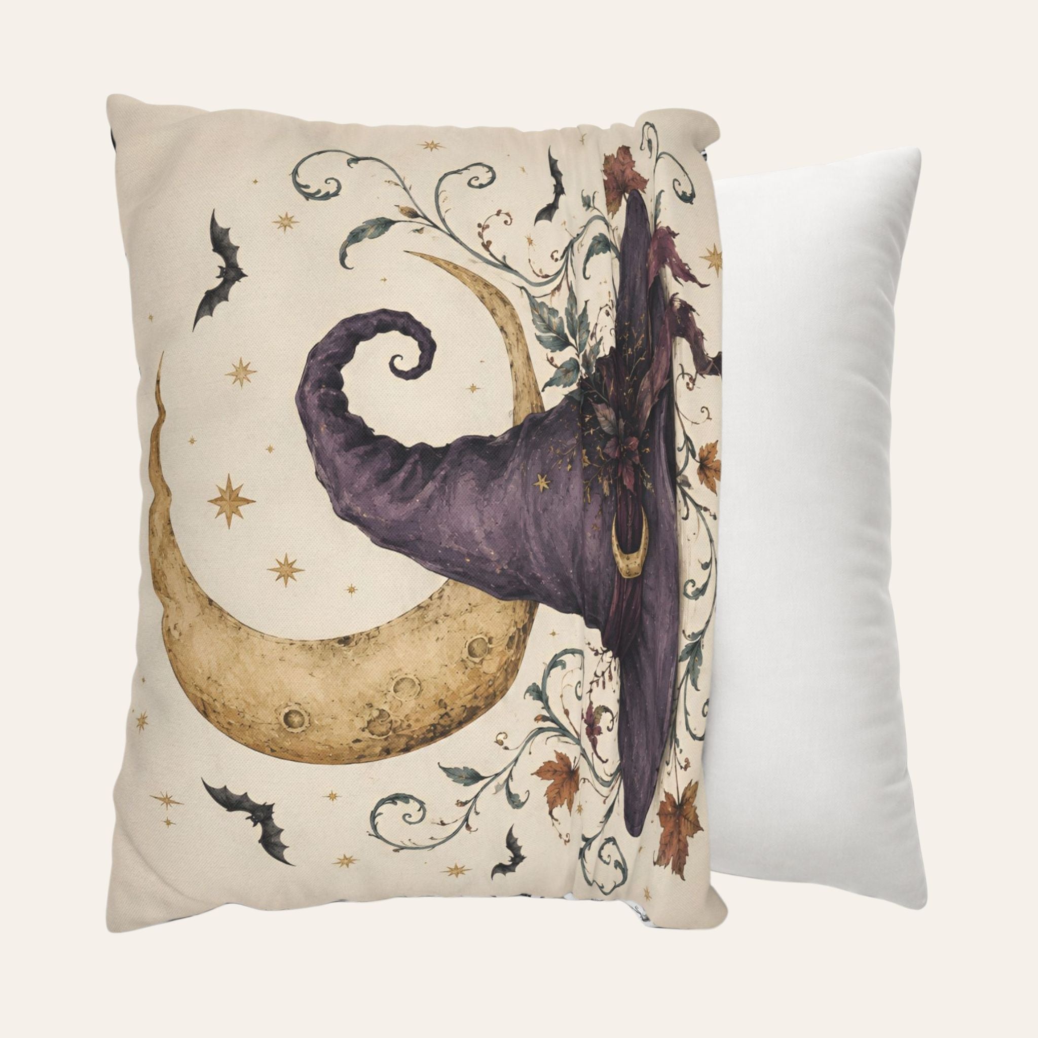 Celestial Witch Hat Throw Pillow, 18–20 Inch | Witchlight Moon