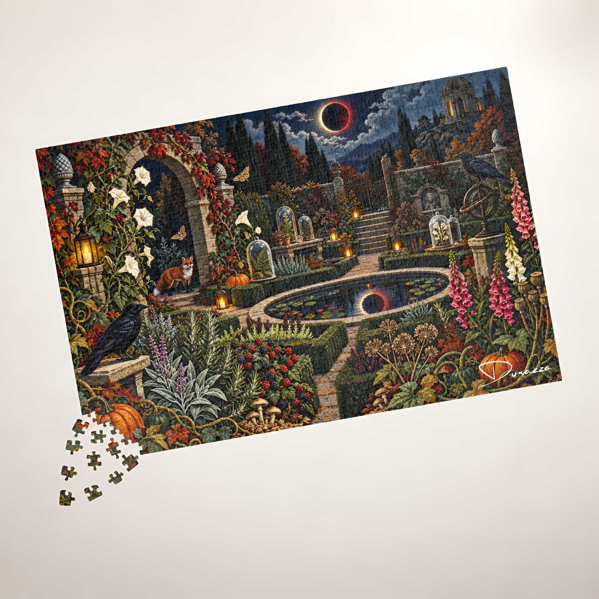 Secret Garden Jigsaw Puzzle for Adults, 500 or 1000 Pieces | Eclipse Moon