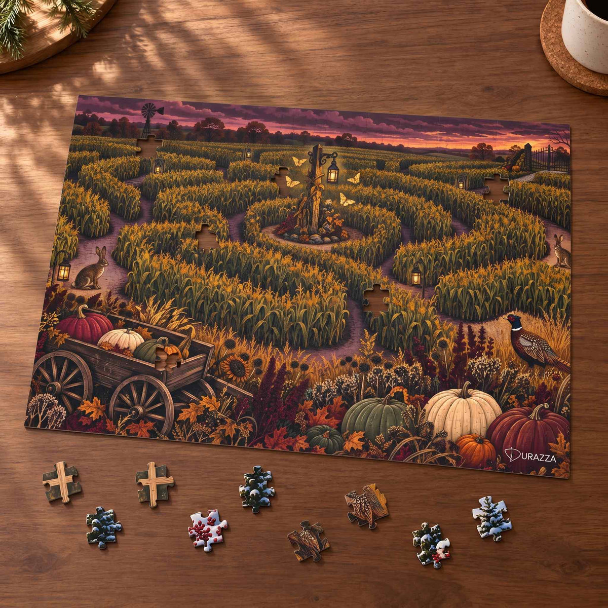 Autumn Corn Maze Jigsaw Puzzle, 500/1000 Pieces