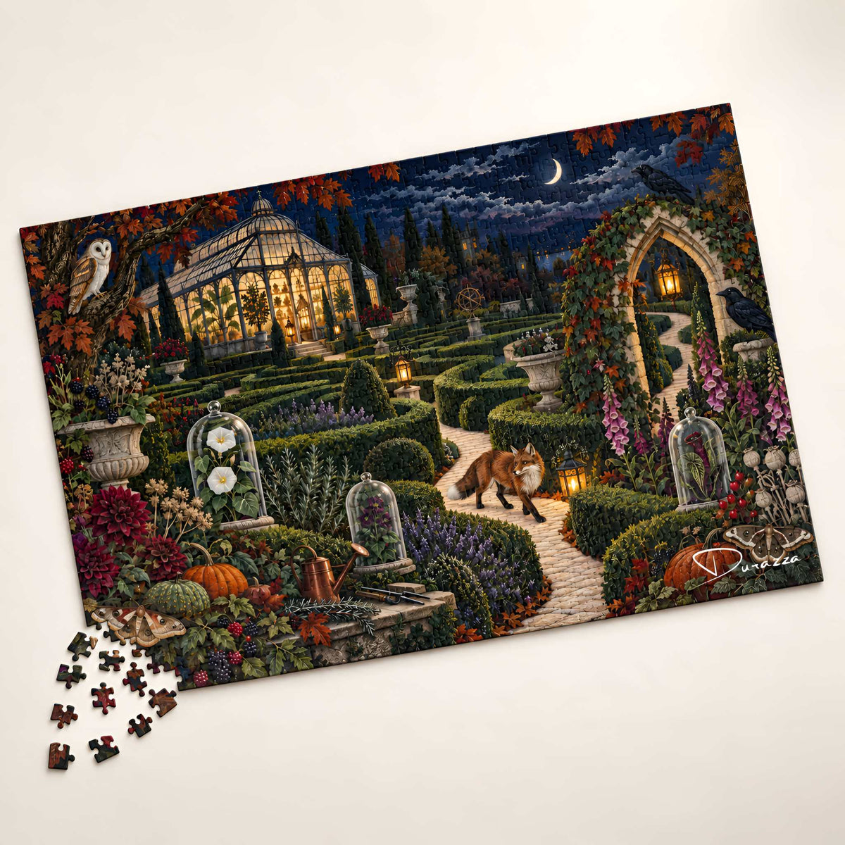 Secret Garden Jigsaw Puzzle, 500/1000 Pieces | Moonlit Herbarium