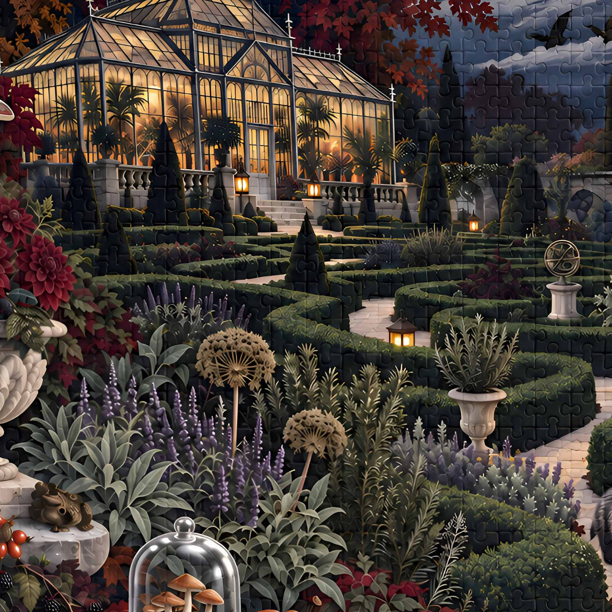 Nocturnal Animals Jigsaw Puzzle, 500/1000 Pieces | Night Arboretum