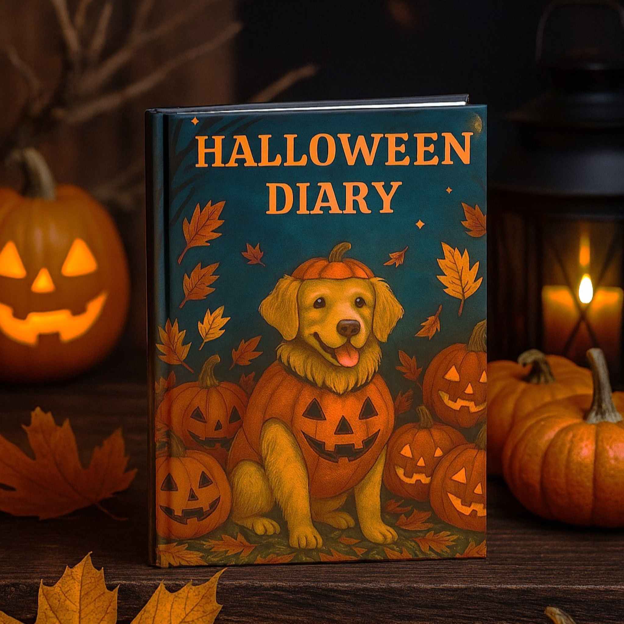 Halloween Dog Journal – Autumn Puppy Diary | Pumpkin Whiskers