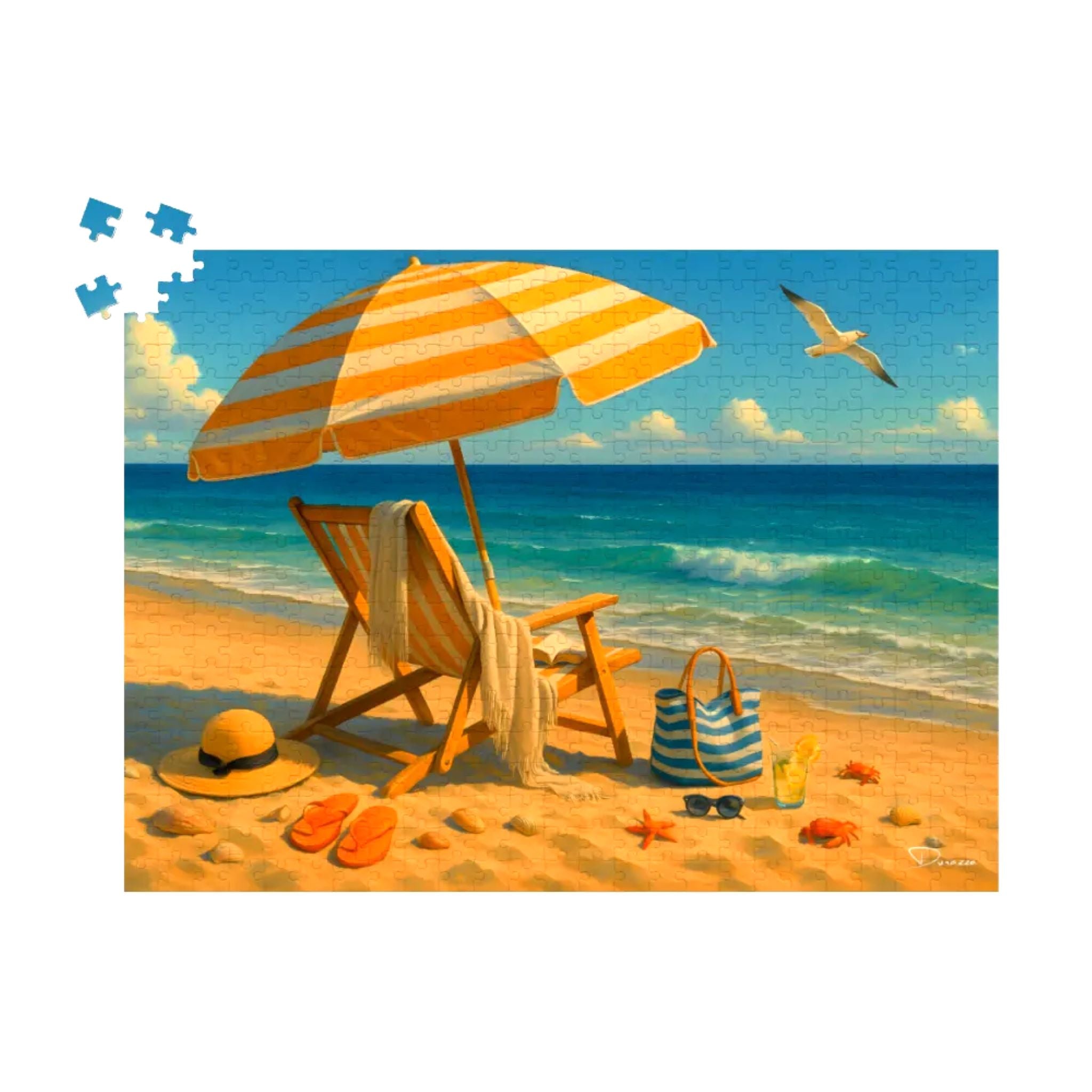 Beach Puzzle – Relaxing Coastal Scene | Relaxing Summer Day