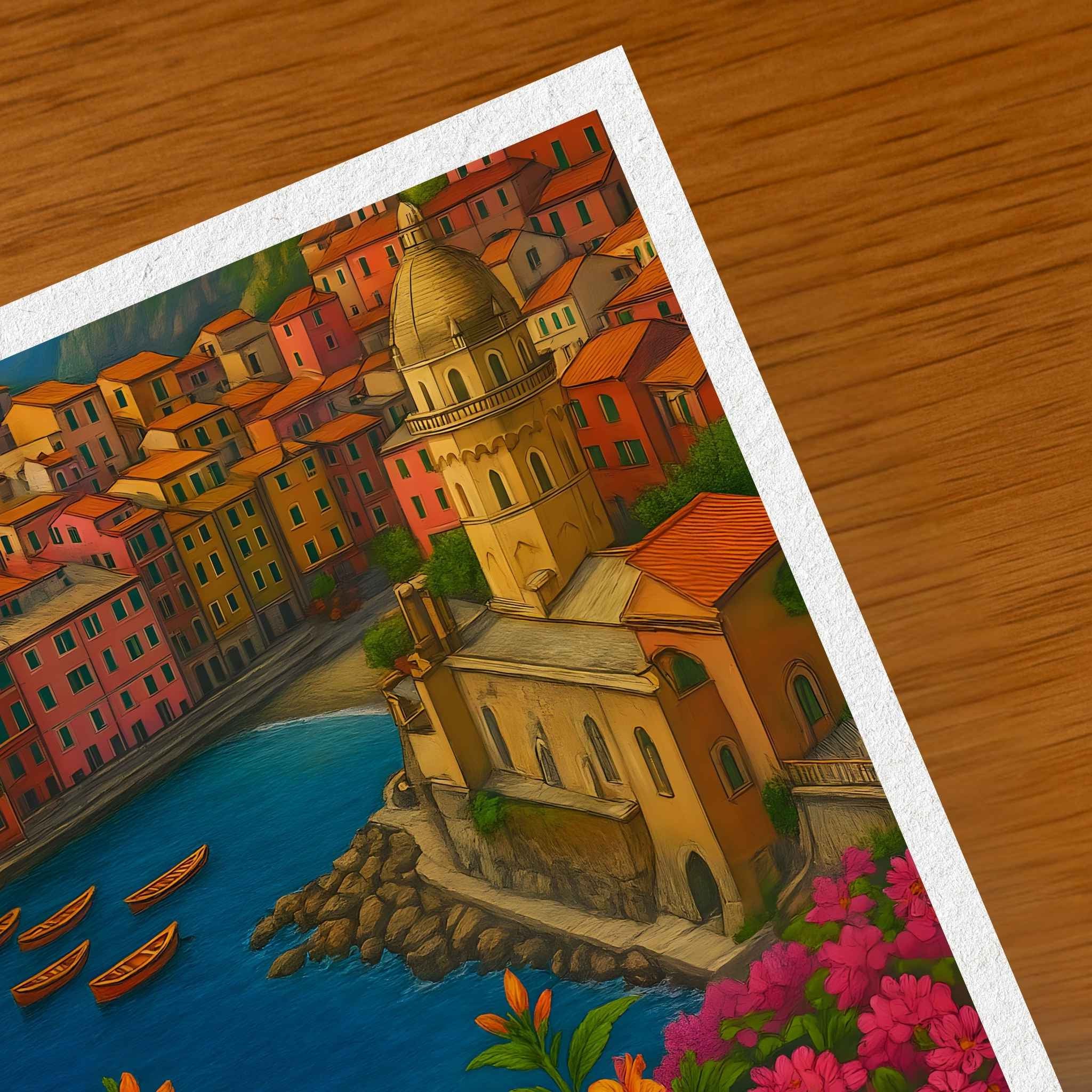 Mediterranean Wall Art – Sunset Coast | Serene Harbor Vibes