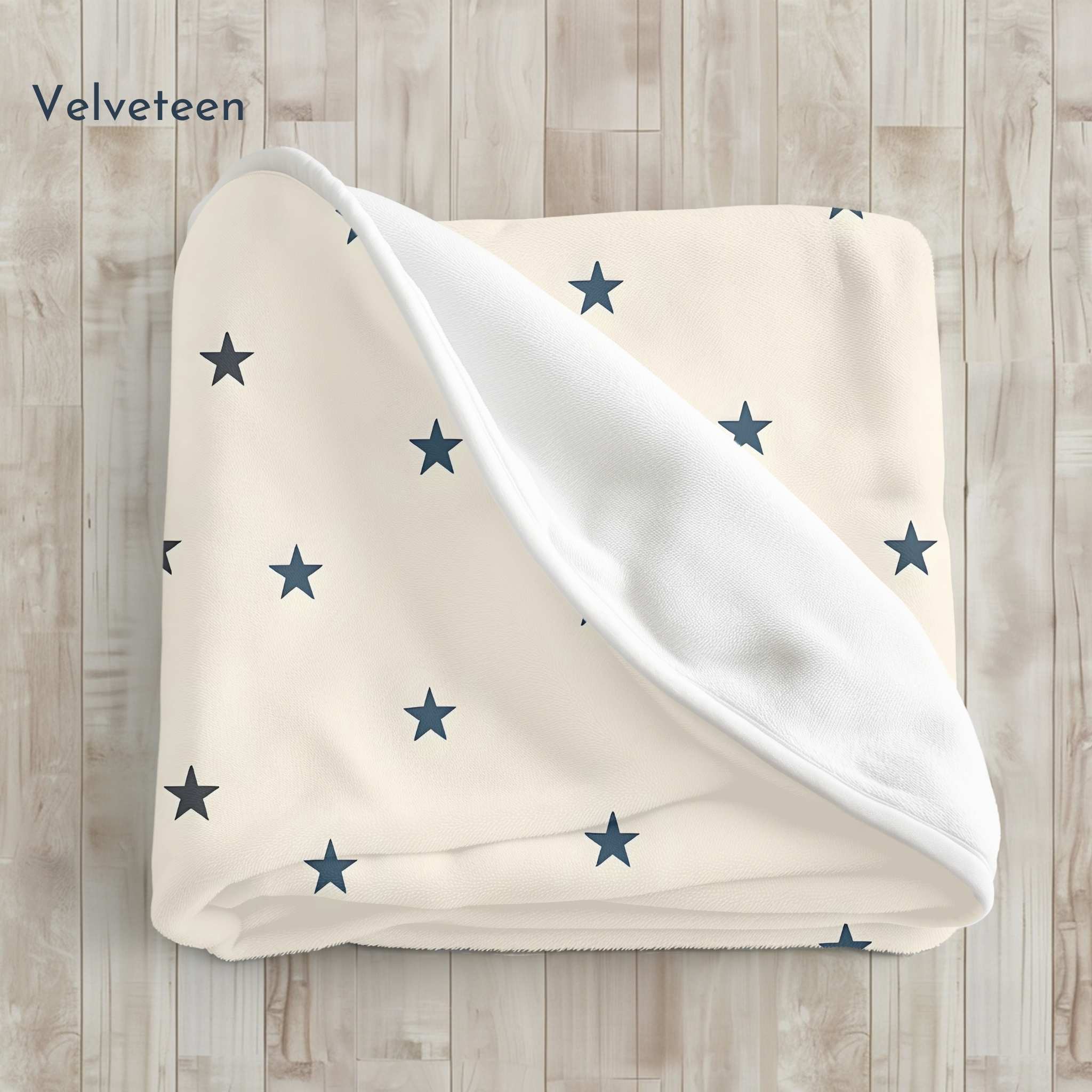 Celestial Throw Blanket – Blue Star Decor | Soft Starfield