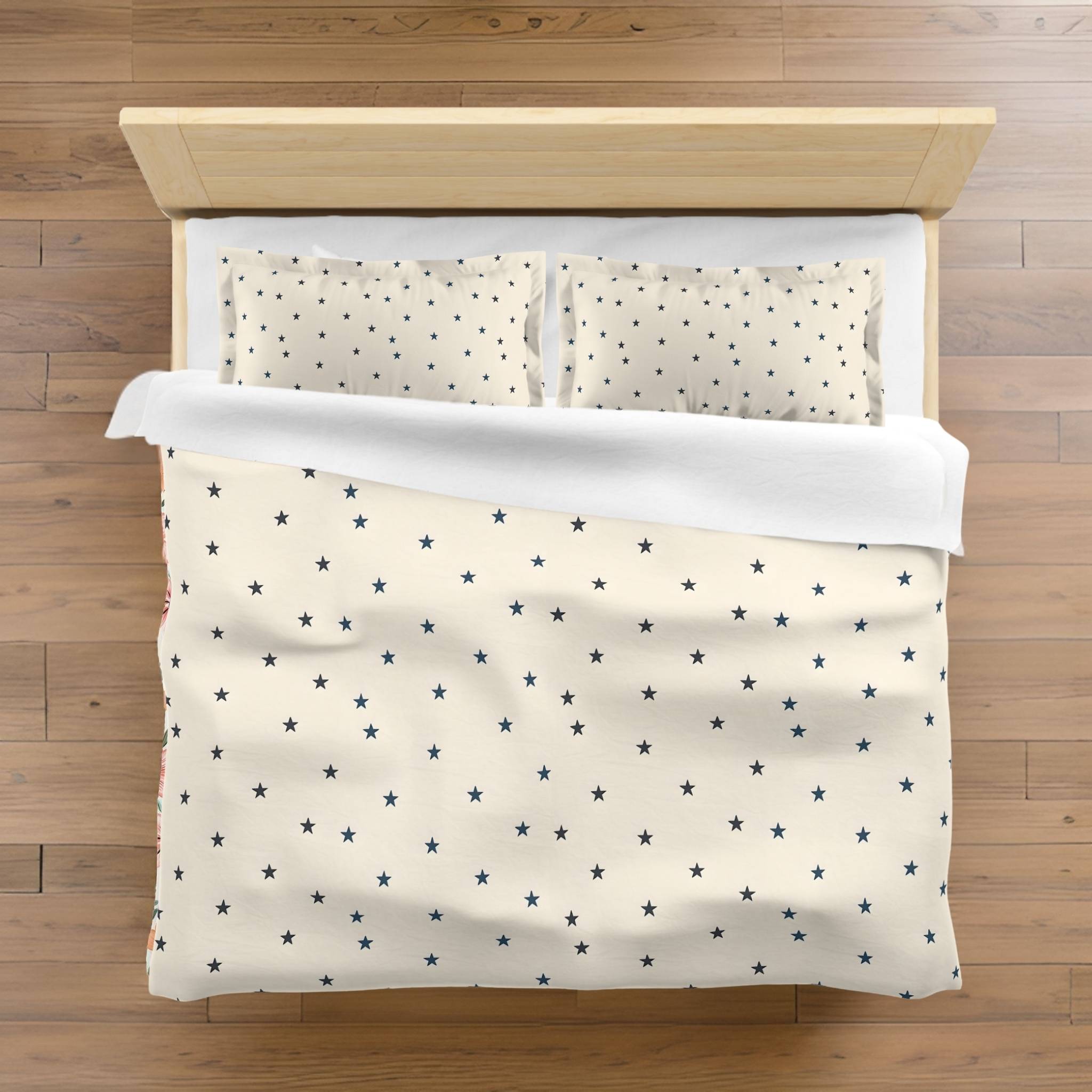 Starry Duvet Cover Set – Celestial Bedding | Soft Starfield