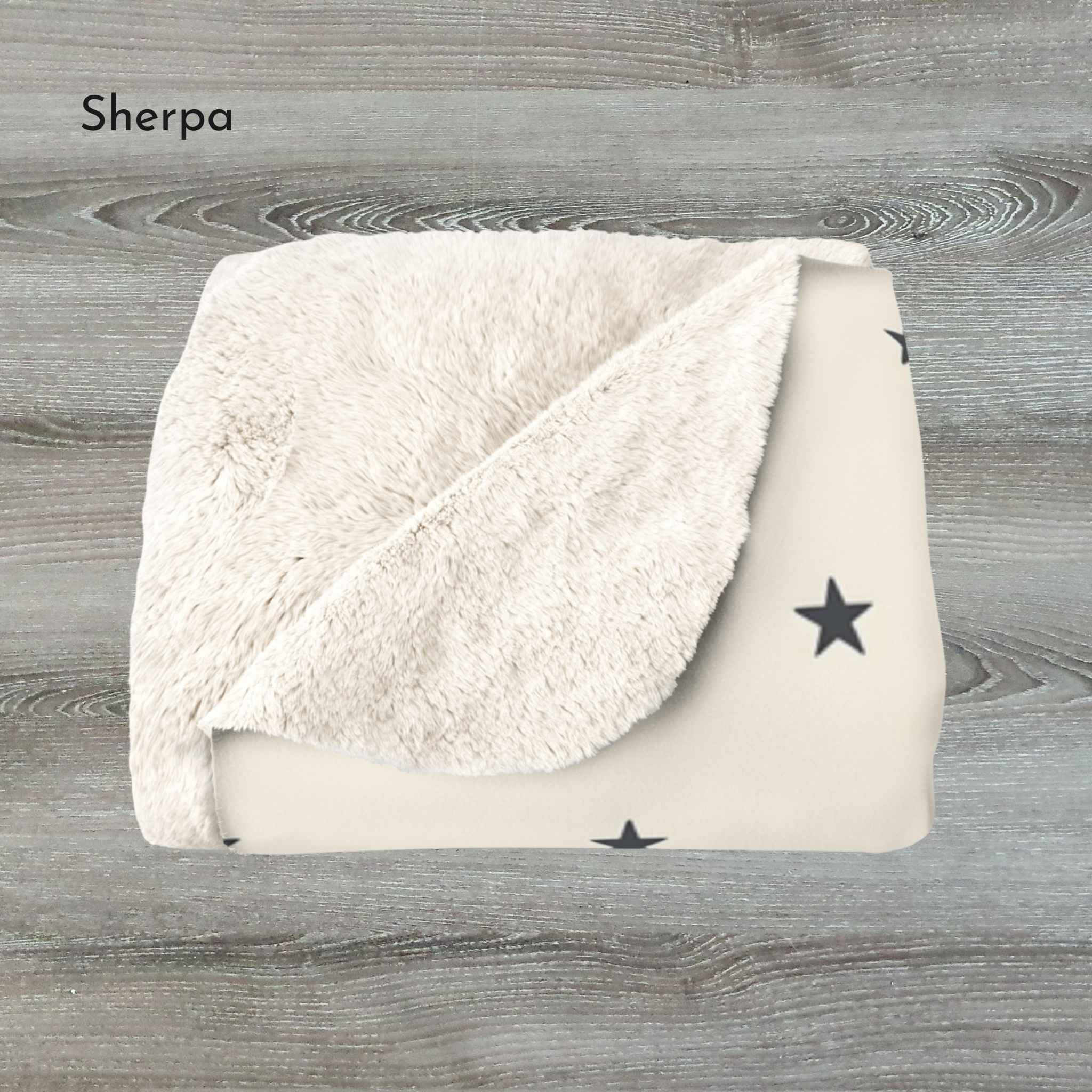 Celestial Throw Blanket – Blue Star Decor | Soft Starfield