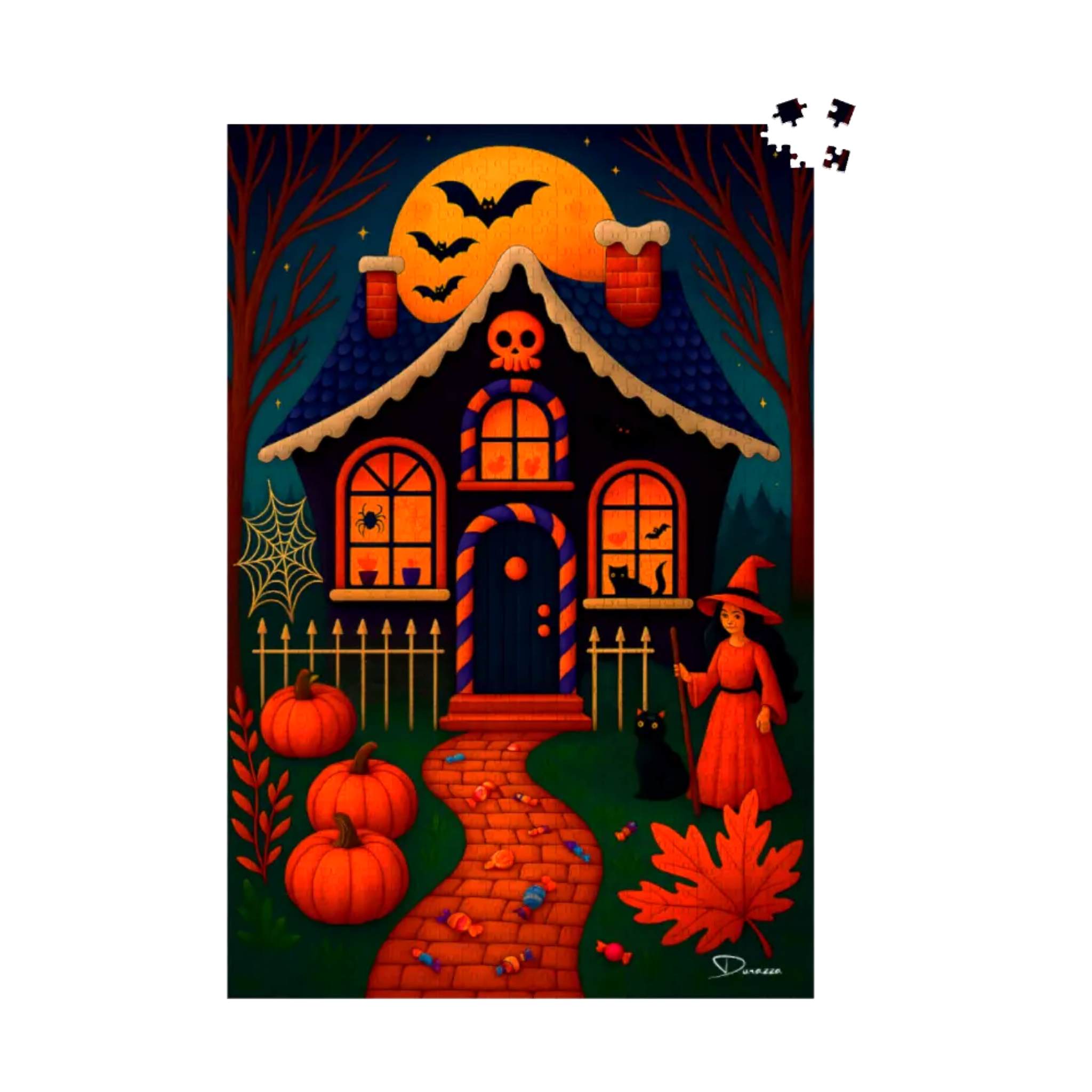 Whimsical Halloween Puzzle – Haunted Path | Sweet Manor
