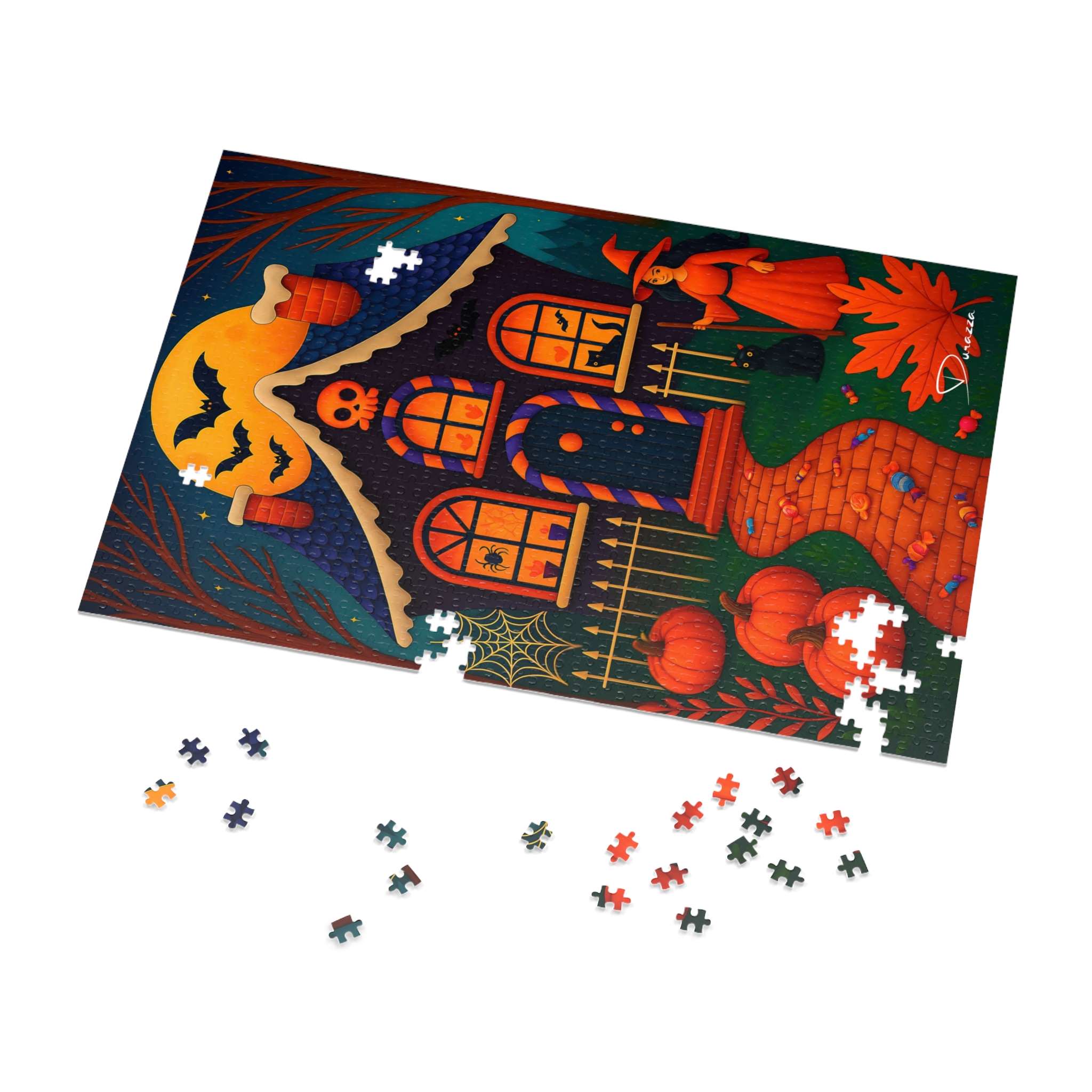 Whimsical Halloween Puzzle – Haunted Path | Sweet Manor