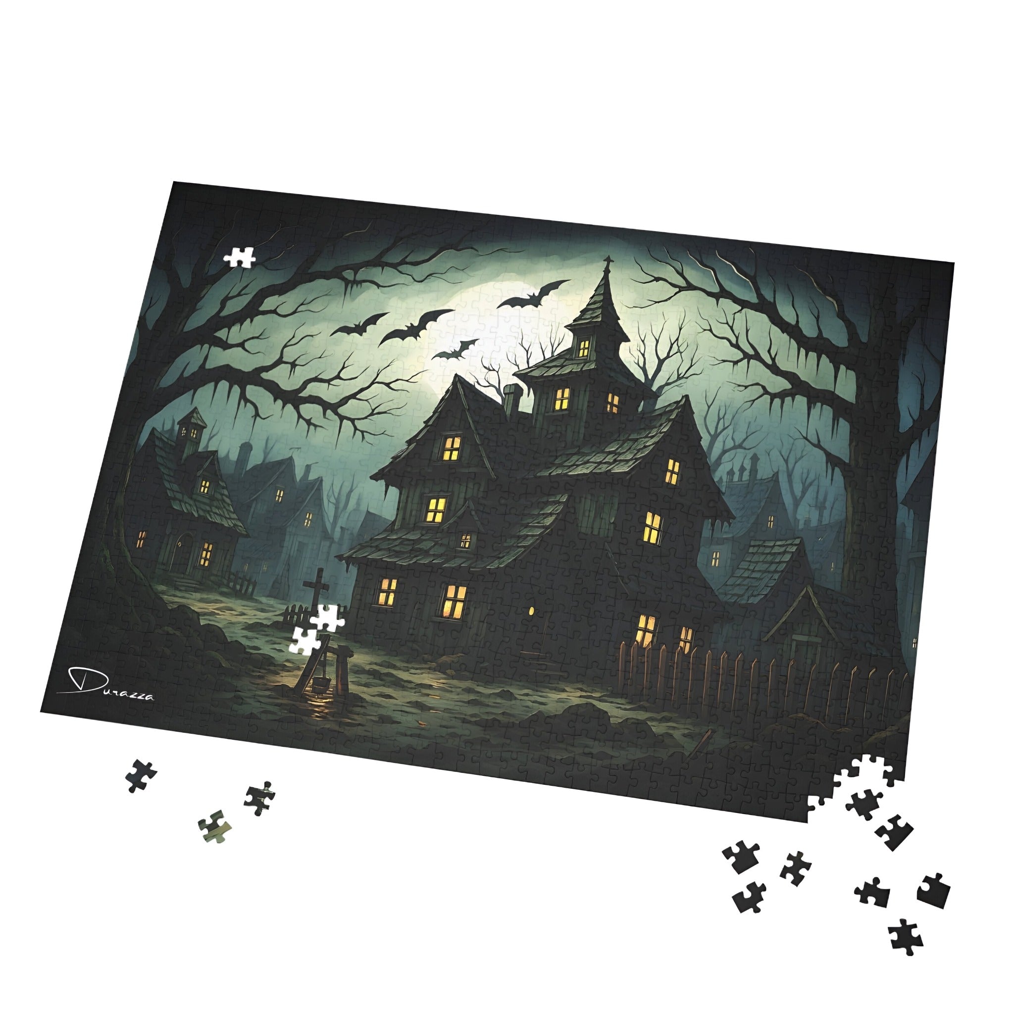 Haunted House Gothic Jigsaw Puzzle in 500 Piece | Durazza