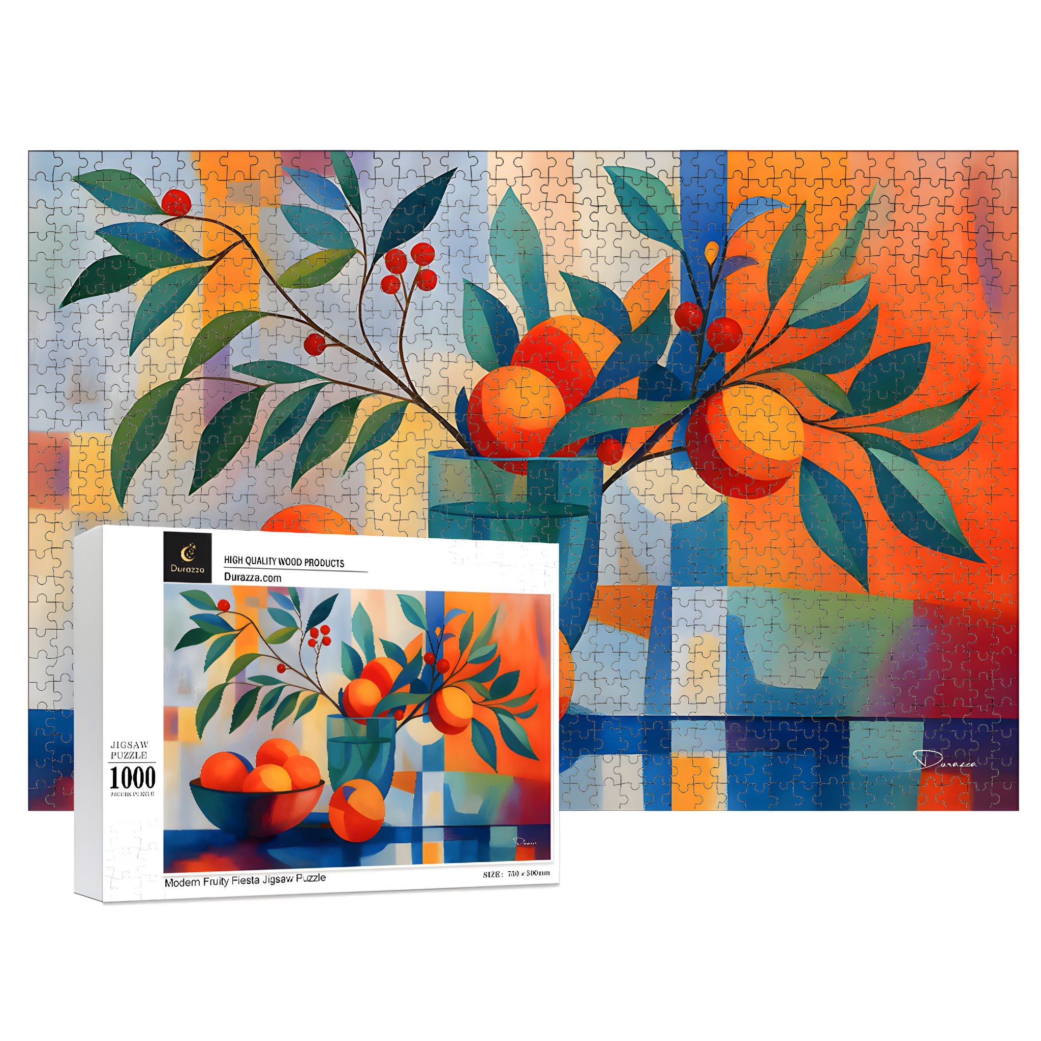 Colorful Fruit Jigsaw Puzzle – 500/1000 | Fruity Fiesta | Durazza