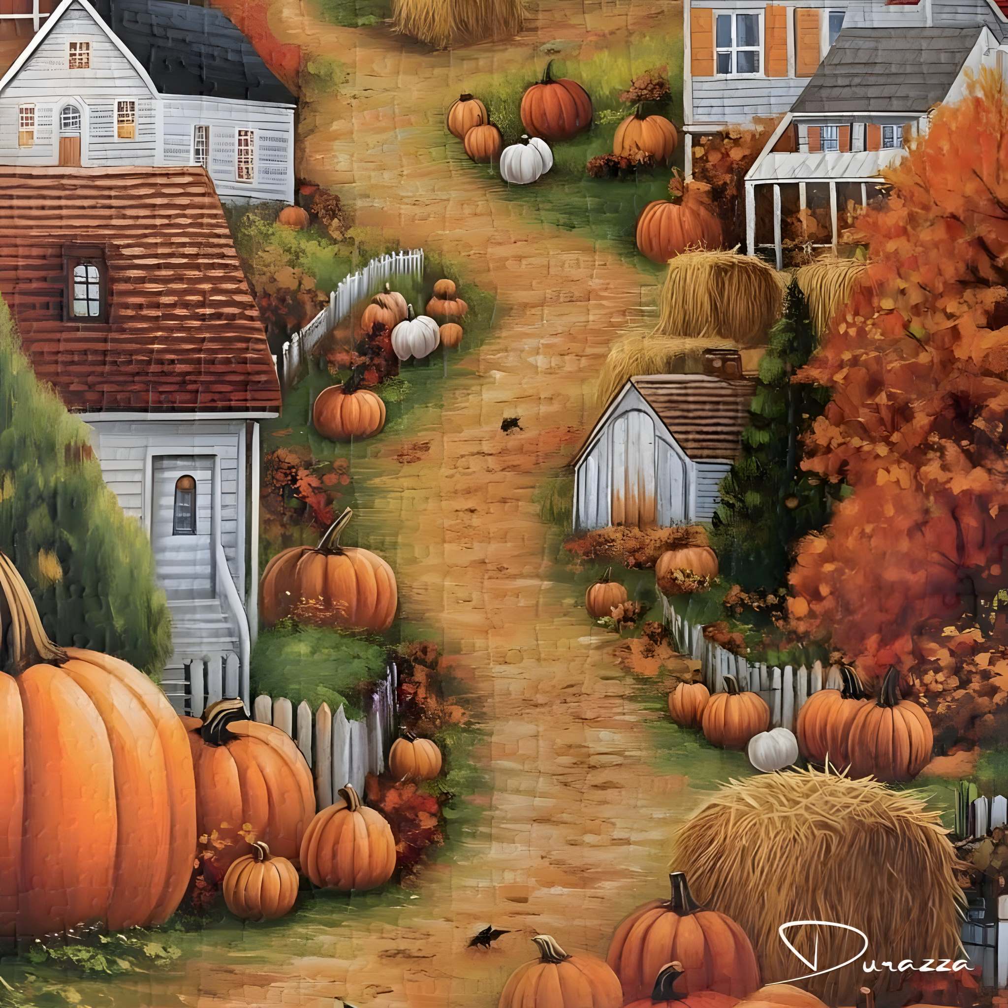 Autumn Harvest Jigsaw Puzzle 500 or 1000 Piece | Harvest Glow – Durazza