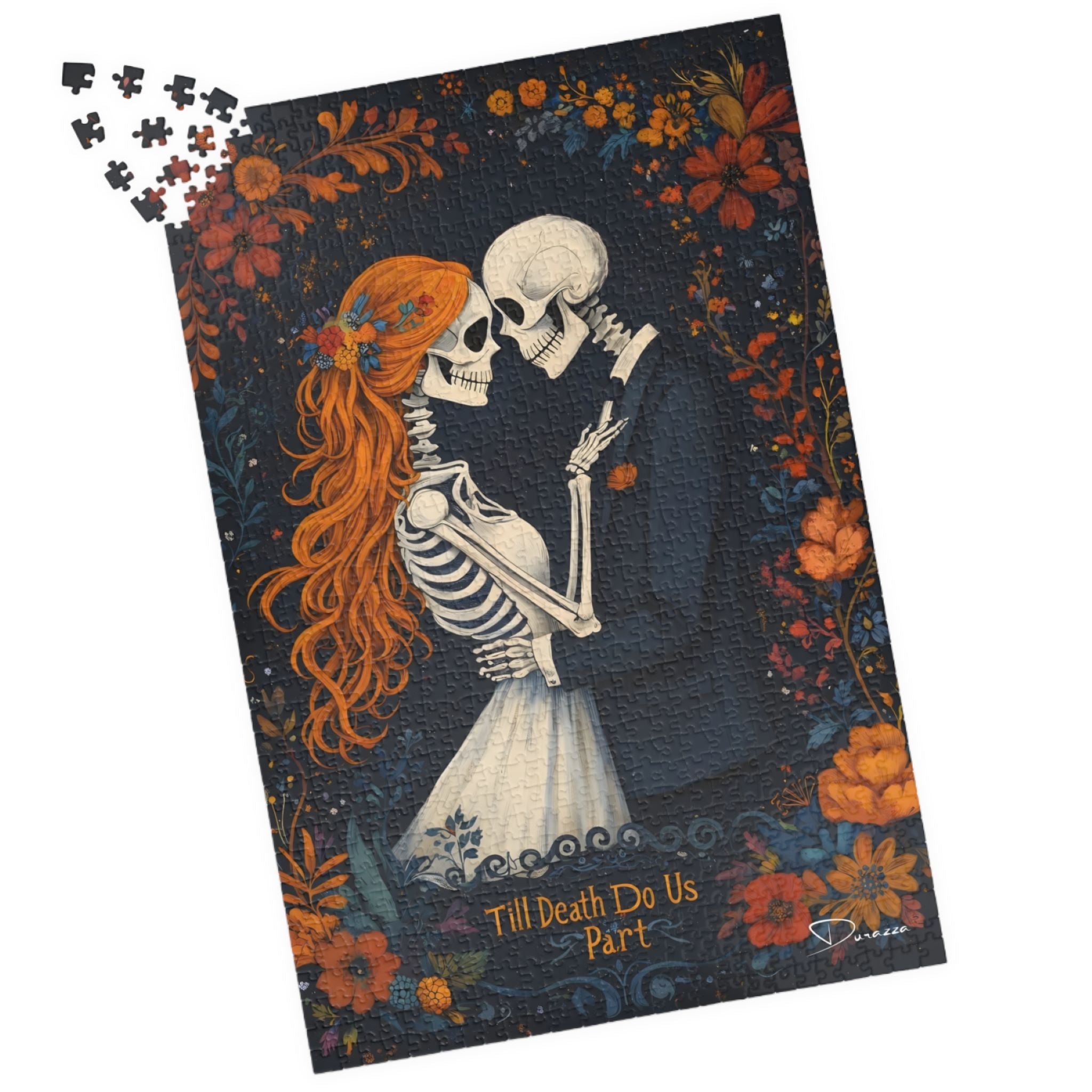Gothic Wedding Jigsaw Puzzle 500/1000 Piece – Till Death Do Us Part | Durazza