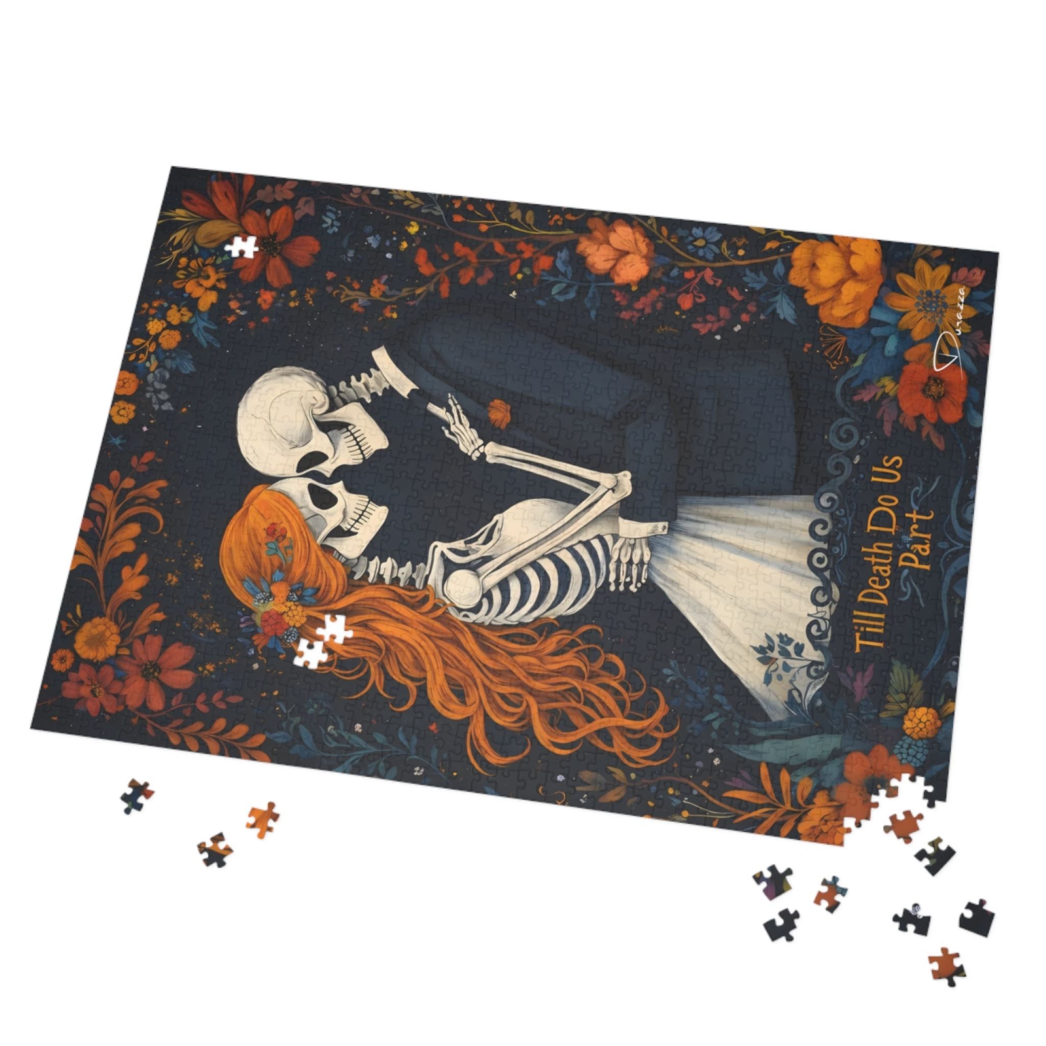 Gothic Wedding Jigsaw Puzzle 500/1000 Piece – Till Death Do Us Part | Durazza