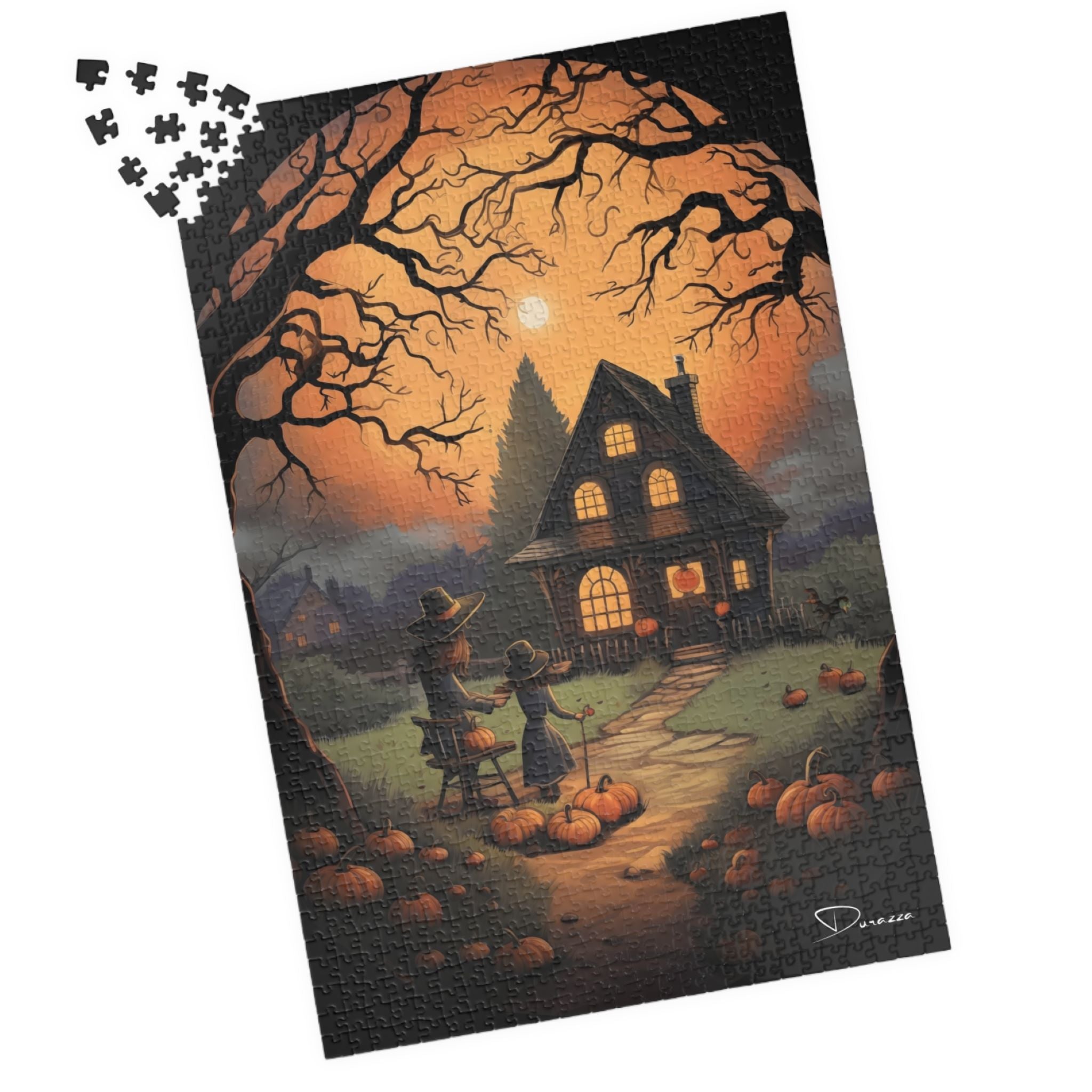 Pumpkin Cottage Jigsaw Puzzle 500 Piece – Pumpkin Ridge Cottage | Durazza