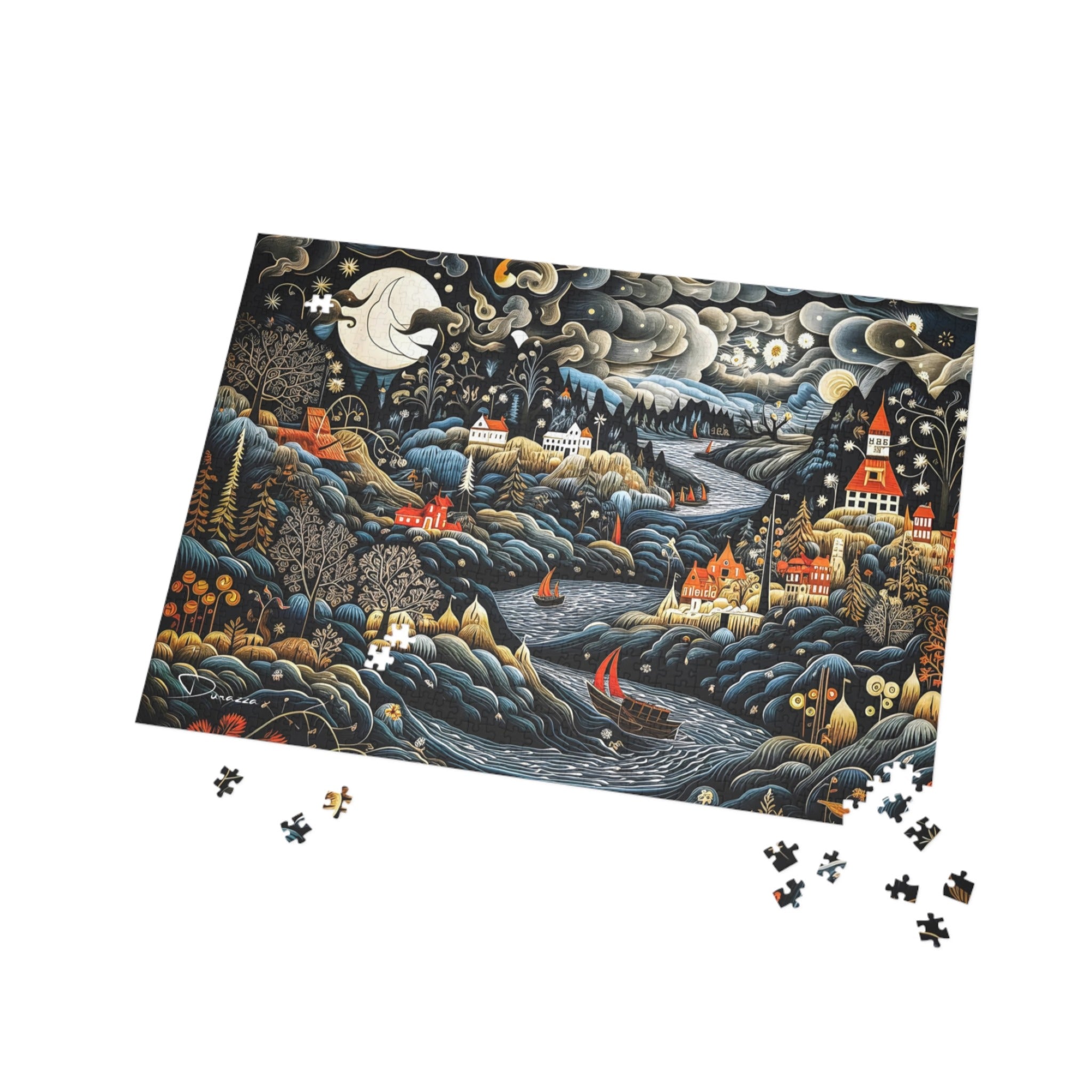 Nordic Landscape Jigsaw Puzzle – 500 or 1000 Pieces | Durazza