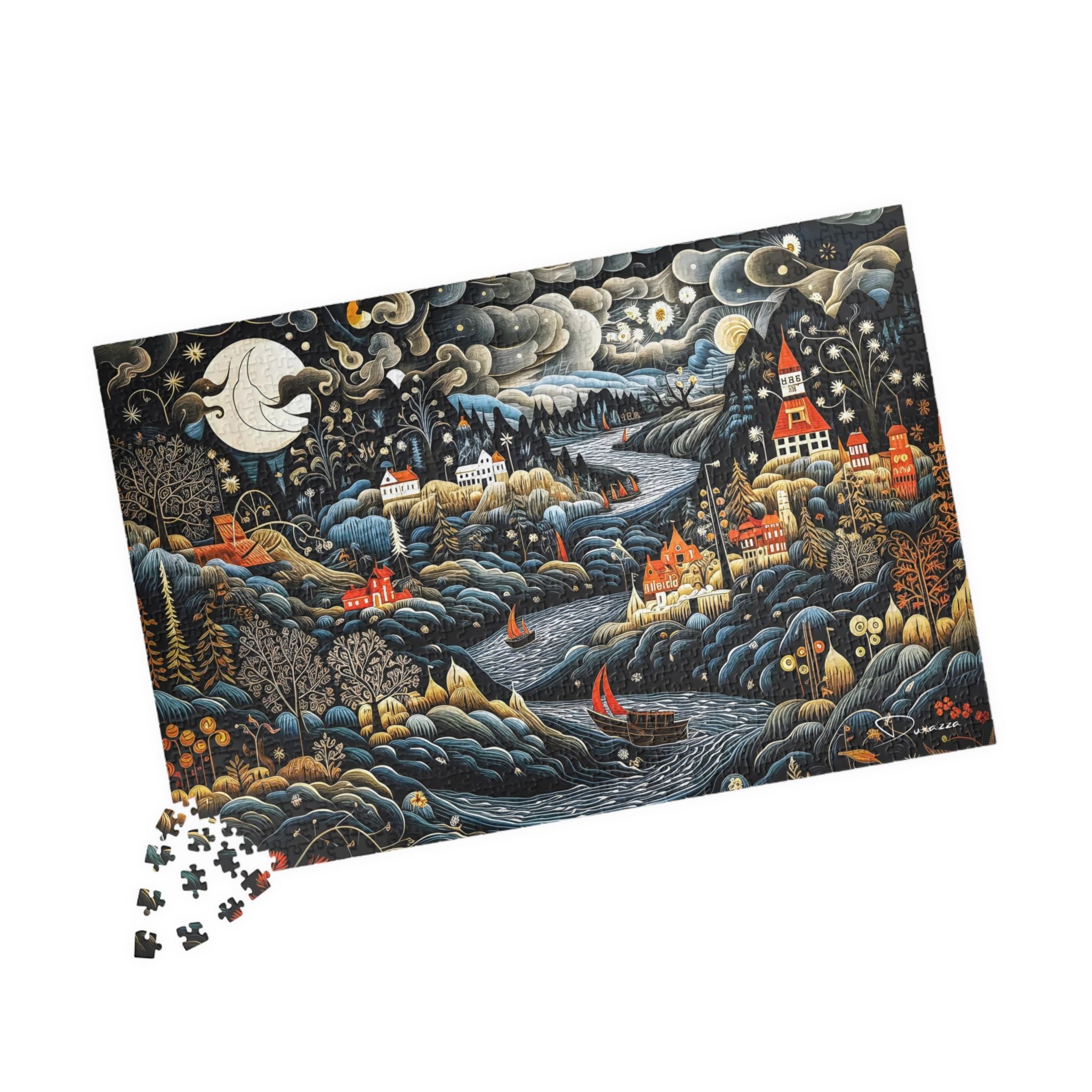 Nordic Landscape Jigsaw Puzzle – 500 or 1000 Pieces | Durazza