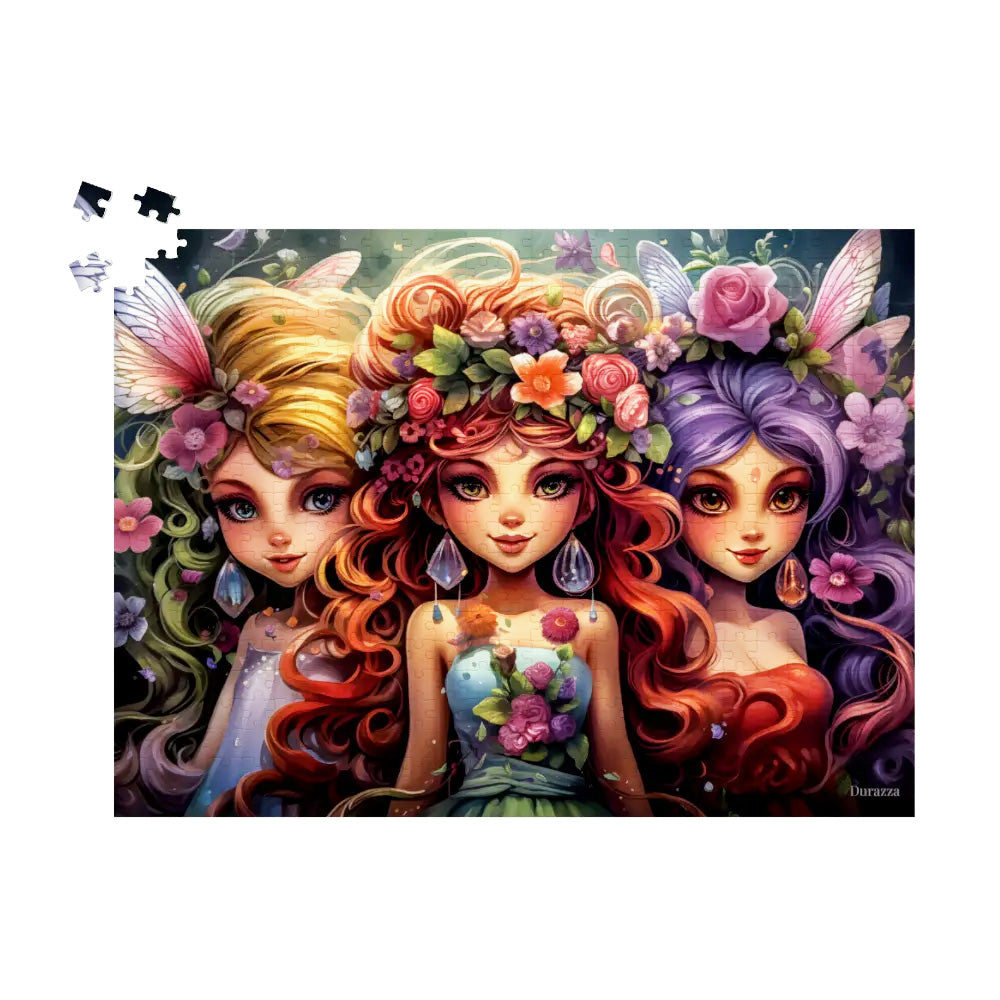 Tinycore Fairy Girls Wooden Jigsaw Puzzle: 500 or 1000 Piece