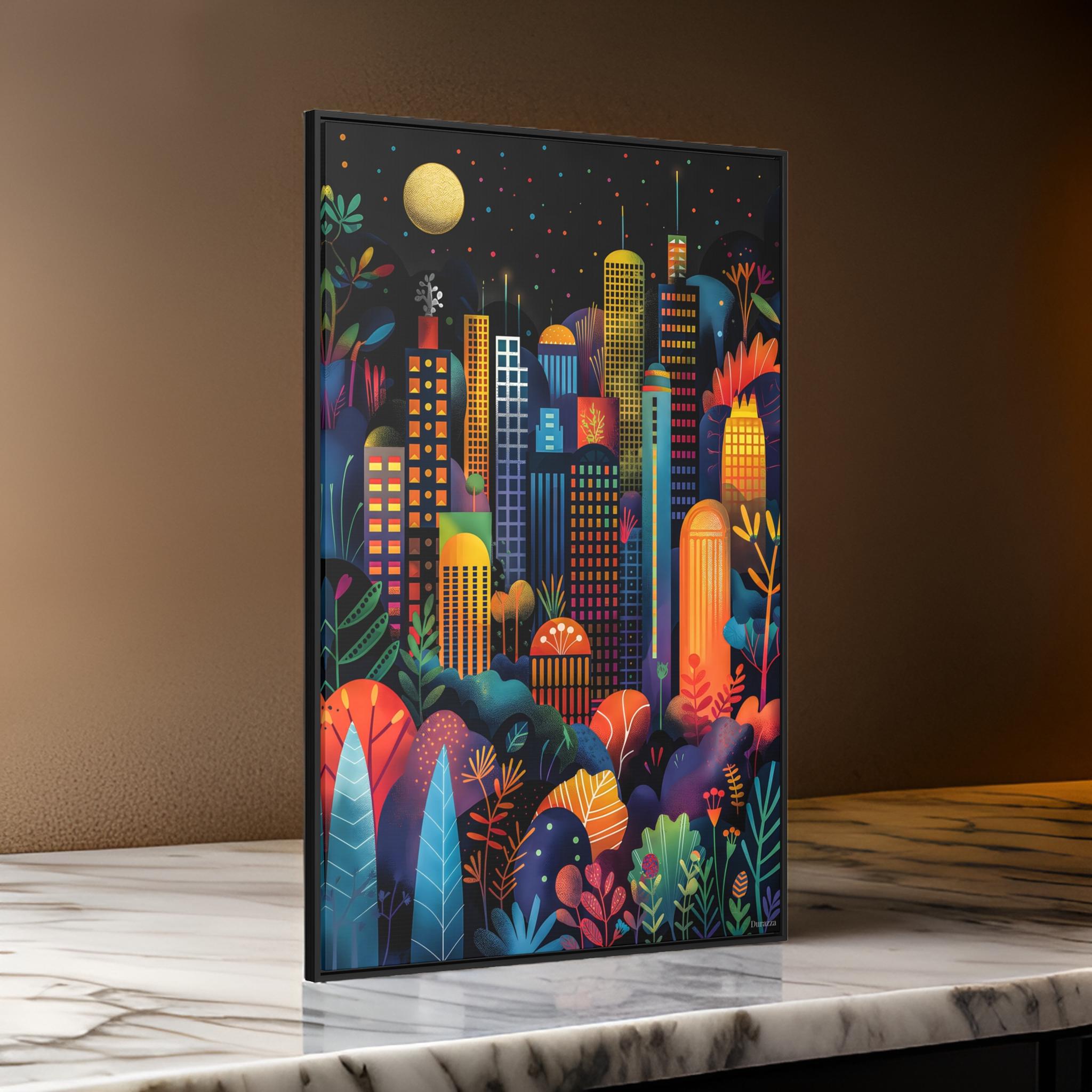 Urban Oasis Wall Art: Modern Contemporary Art