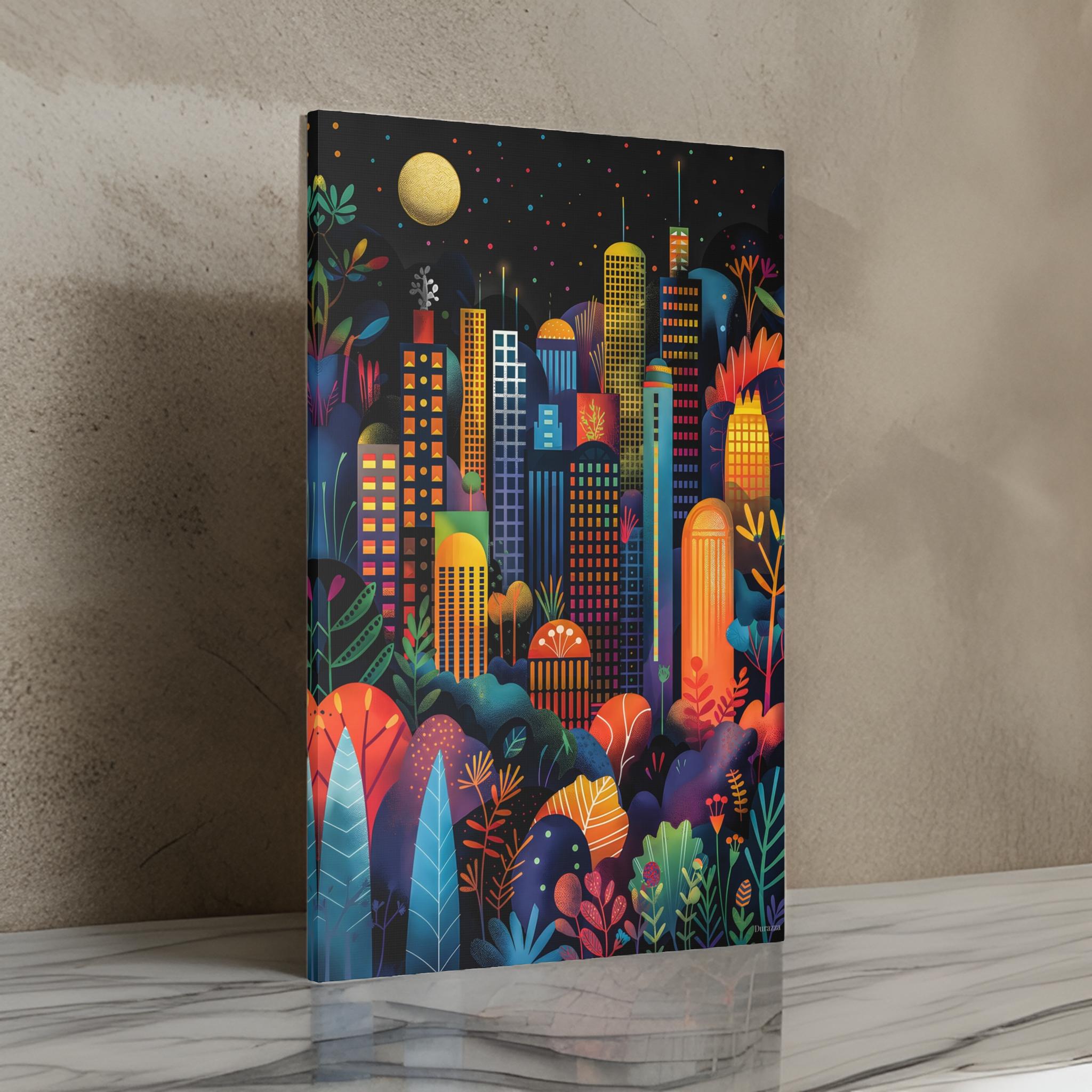 Urban Oasis Wall Art: Modern Contemporary Art