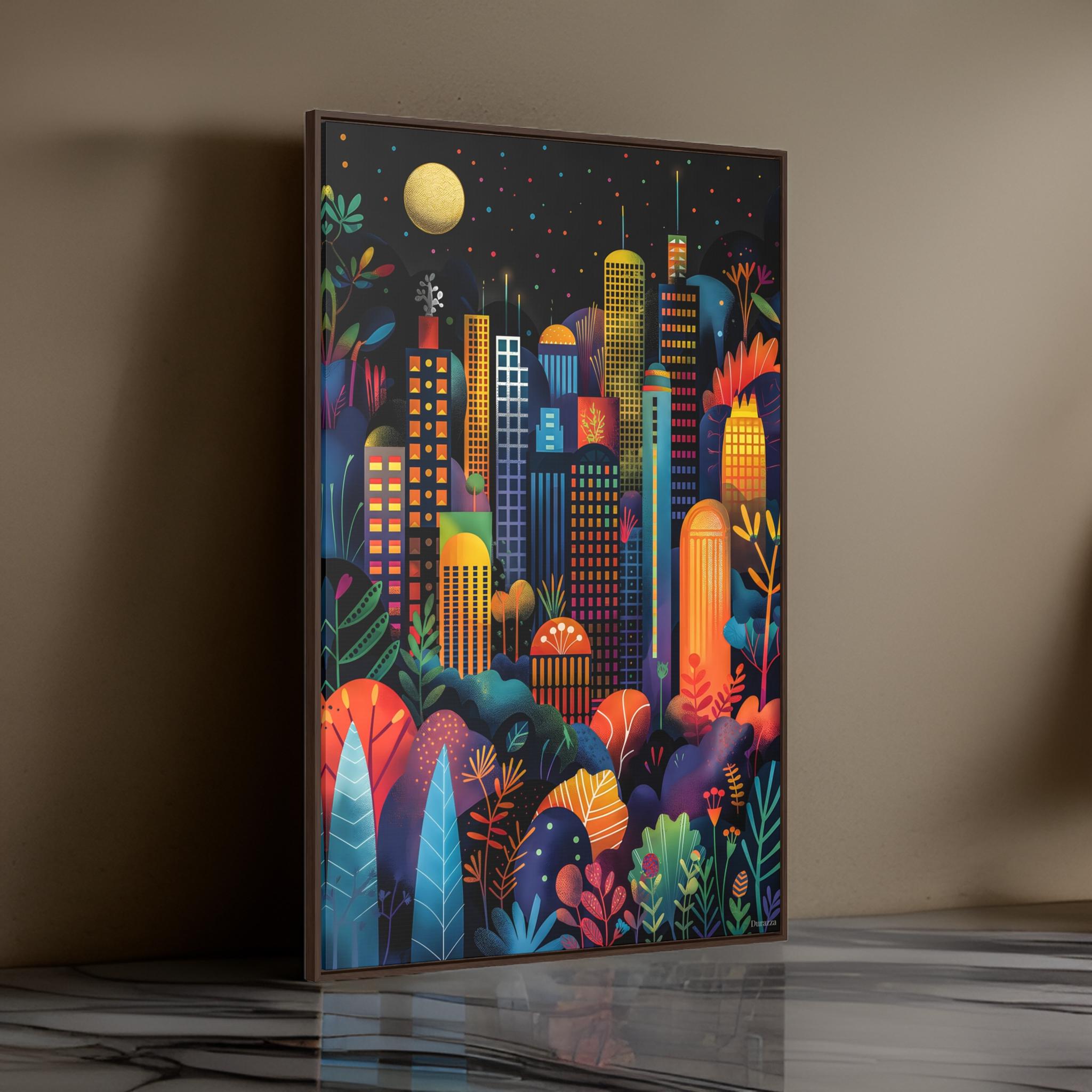 Urban Oasis Wall Art: Modern Contemporary Art