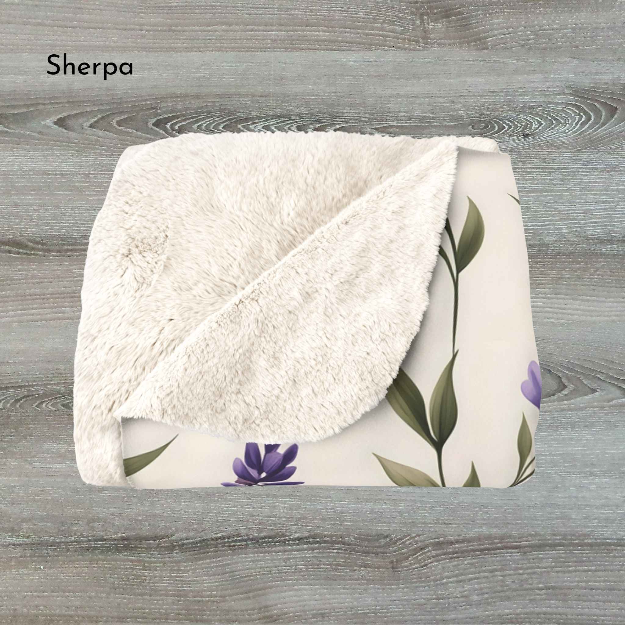 Lavender Throw Blanket - Cottagecore Decor | Violet Meadow