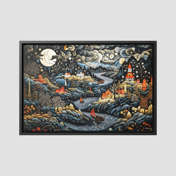 Nordic Fjord Canvas Art 18x12–36x24 | Nordic Waterways