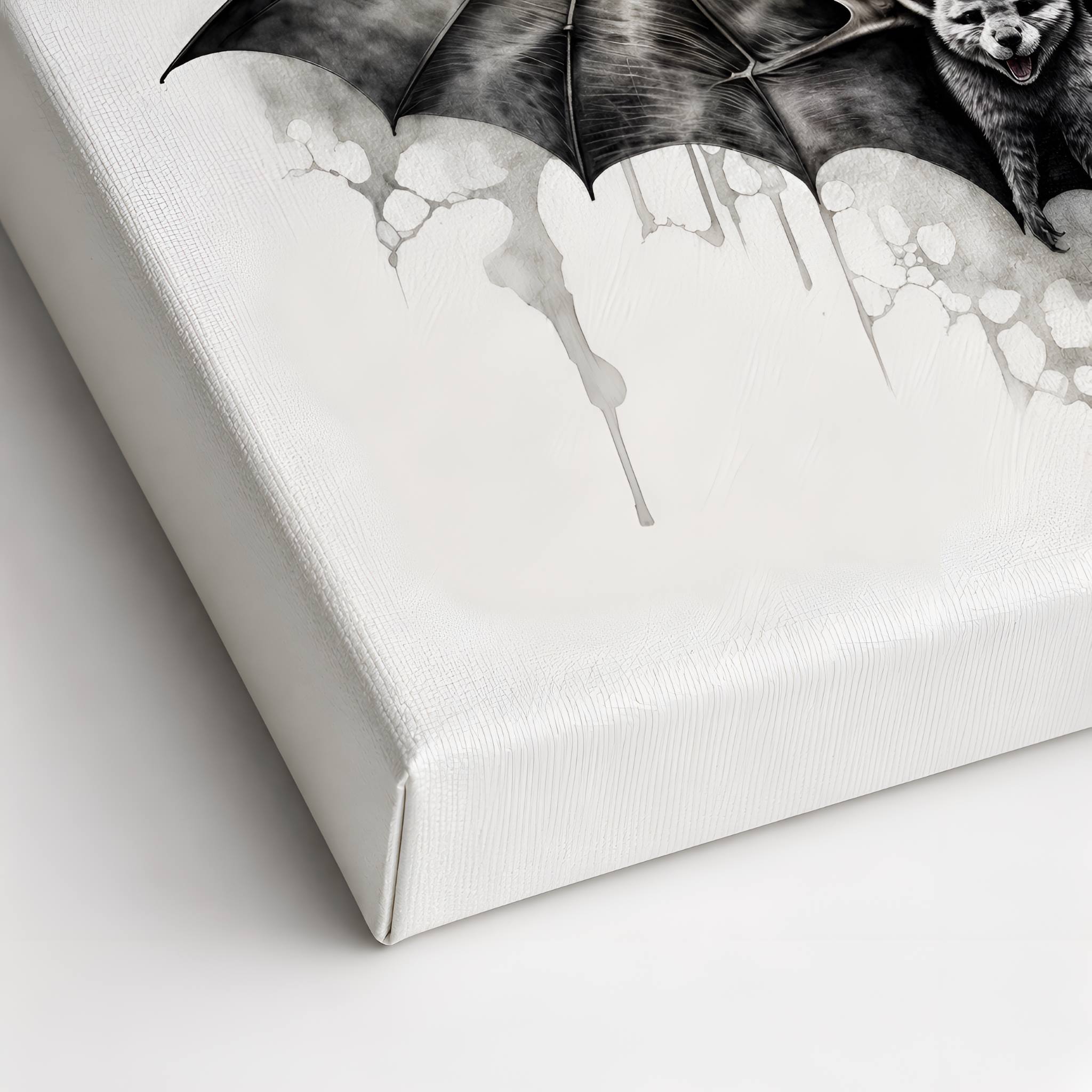 Bat Wing Specimen Canvas Art 18x12 or 24x16 | Flying Bat