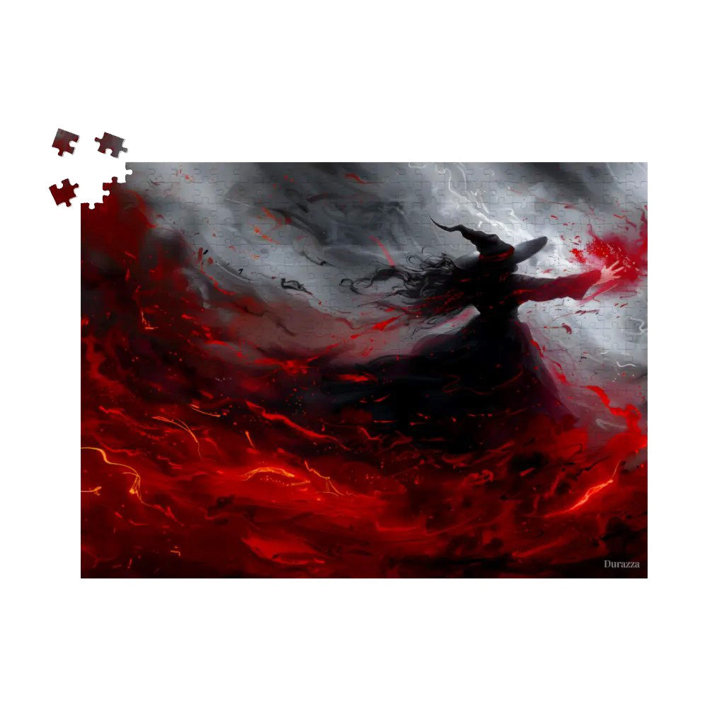 Witch Spellcasting Jigsaw Puzzle: 500 or 1000 Pieces