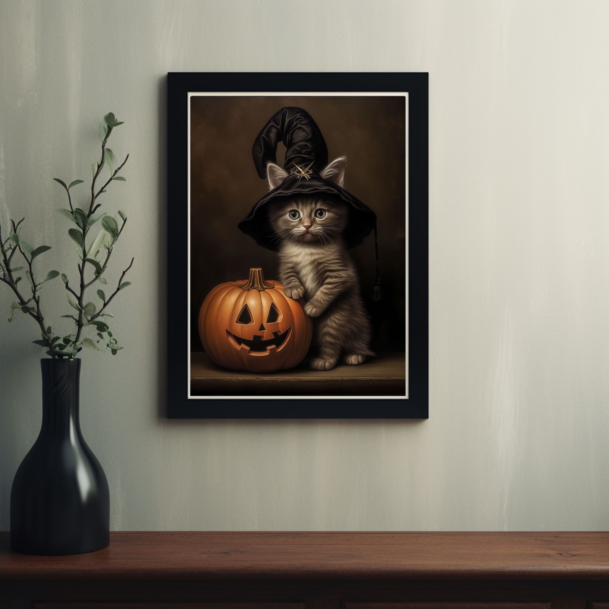 Witchy Whiskers Wall Art Piece