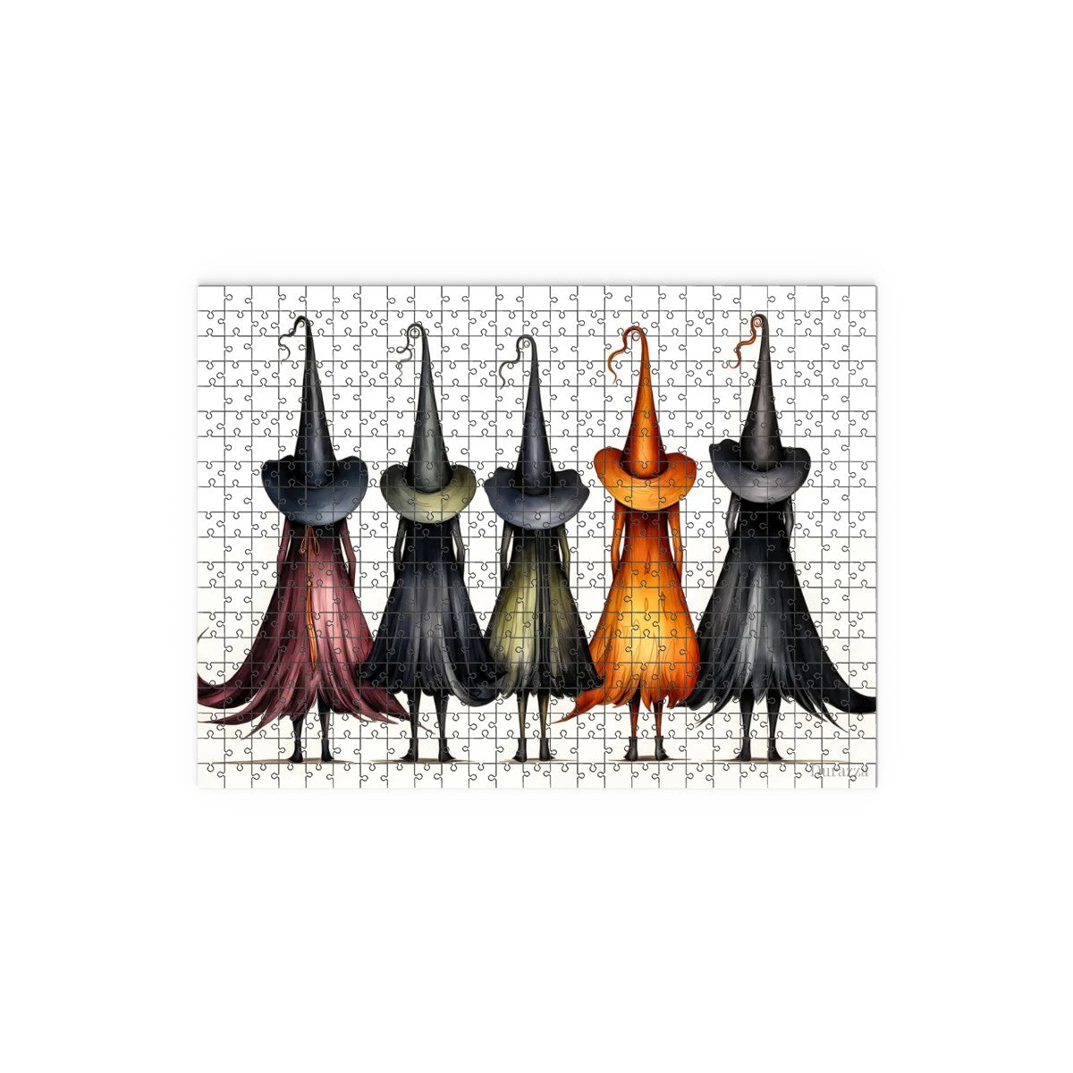 Witches Silhouette Jigsaw Puzzle 500 / 1000 piece: Unbreakable Friendship