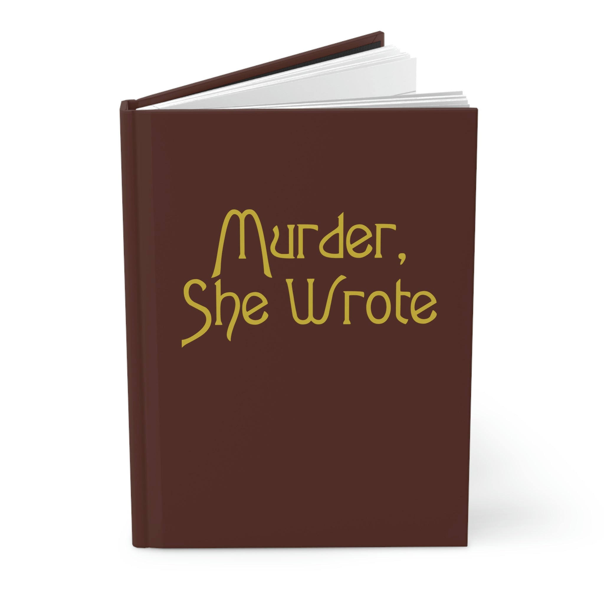 Front open shot of Murder She Wrote Notebook