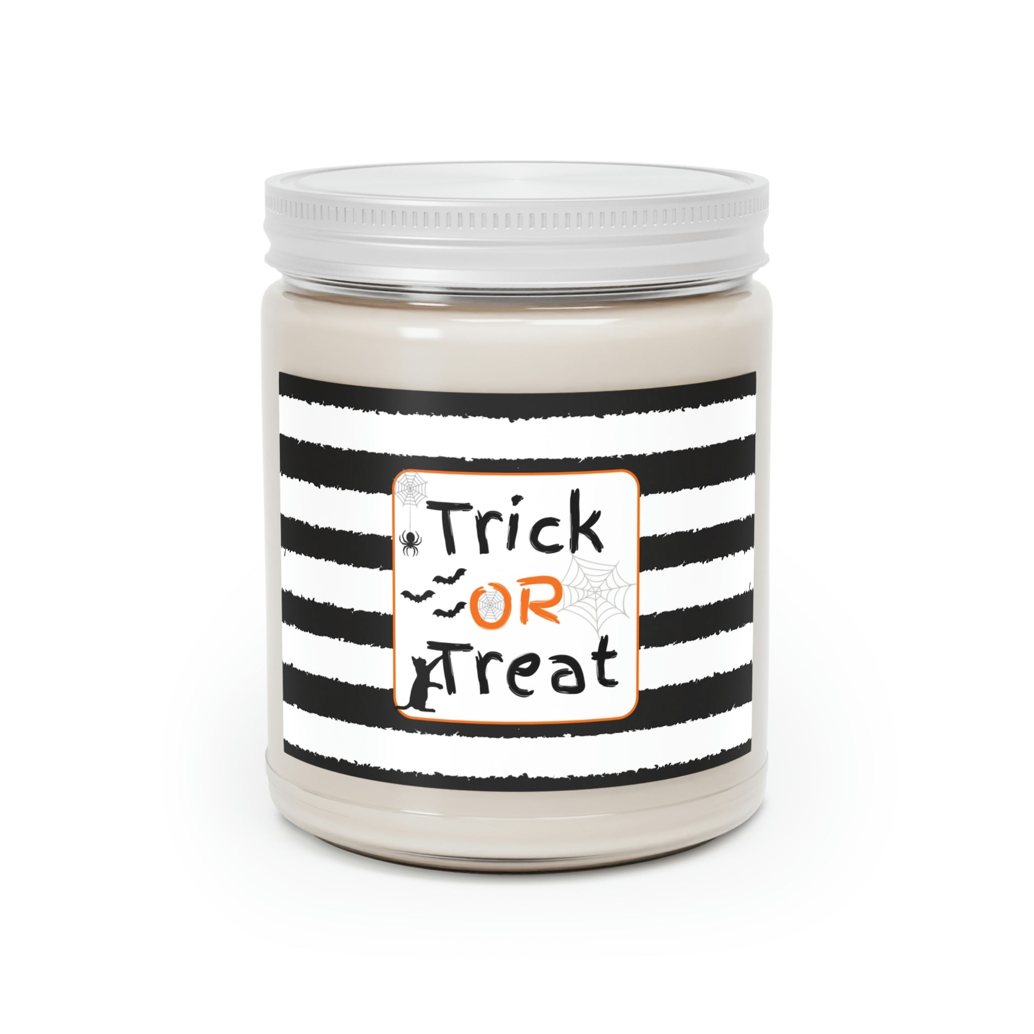 Trick or Treat Candle, Comfort Spice Halloween candle white background