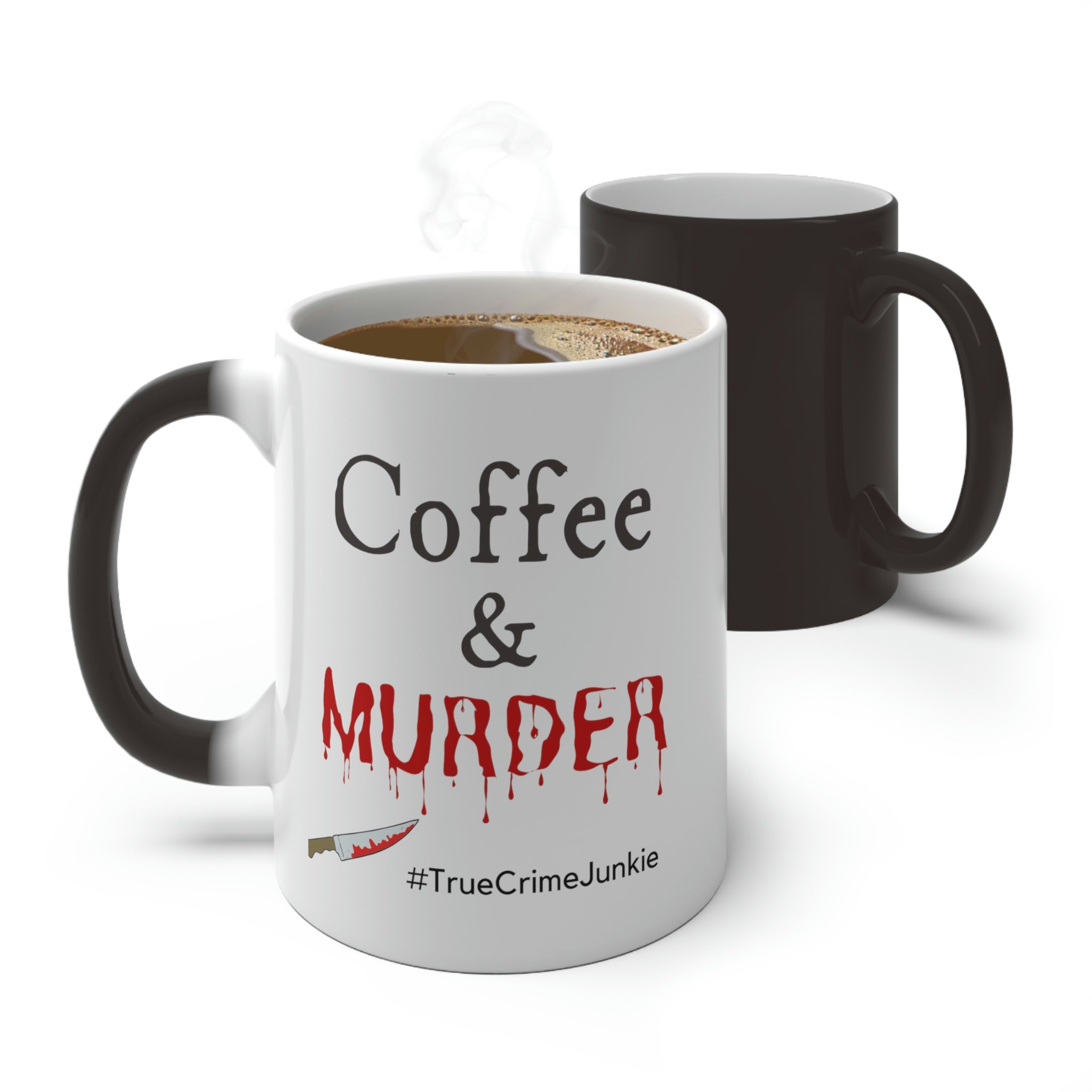 True Crime Coffee Magic Mug, Color Changing 12 oz or 15 oz - Durazza