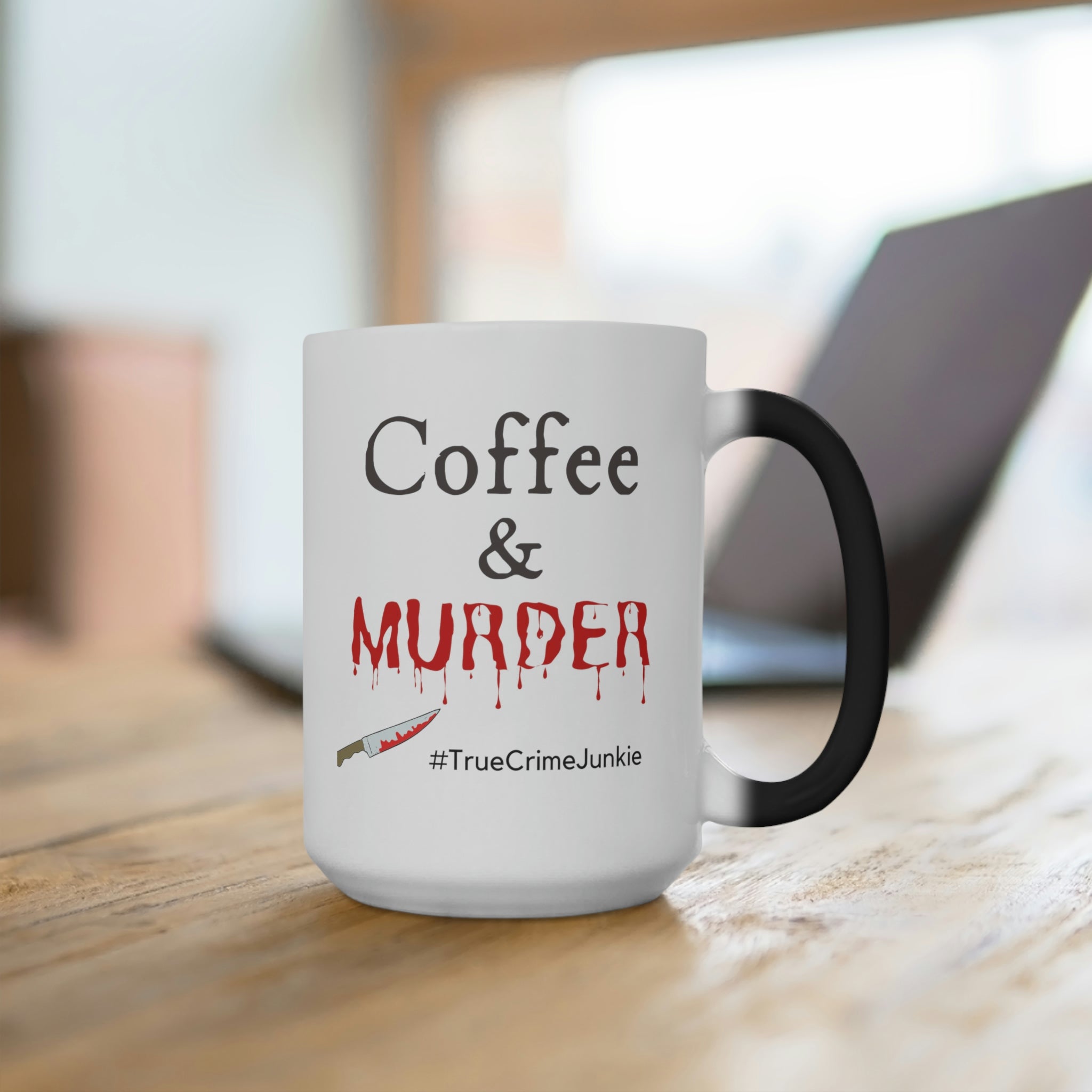 True Crime Coffee Magic Mug, Color Changing 12 oz or 15 oz - Durazza