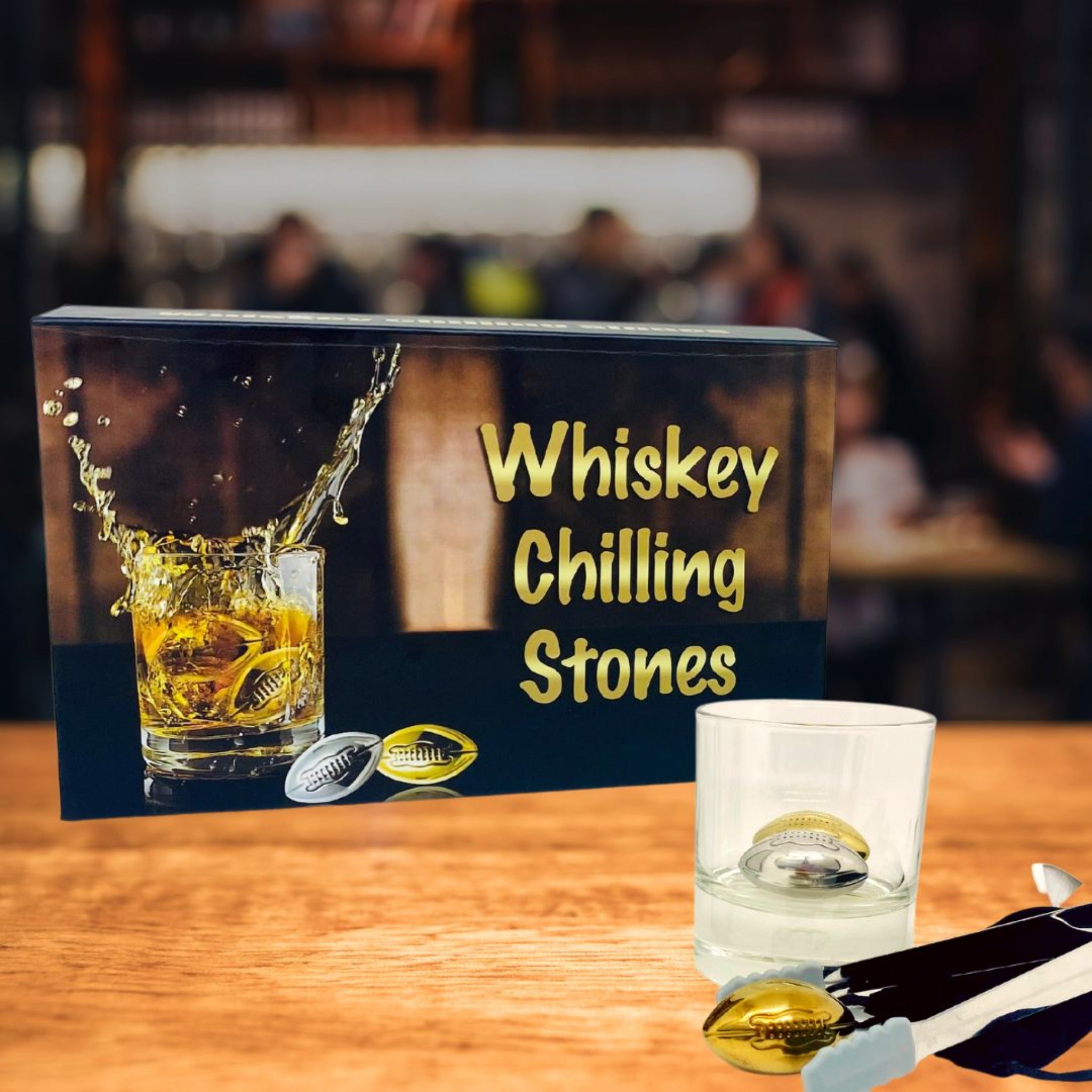 Football Whiskey Stones - Durazza